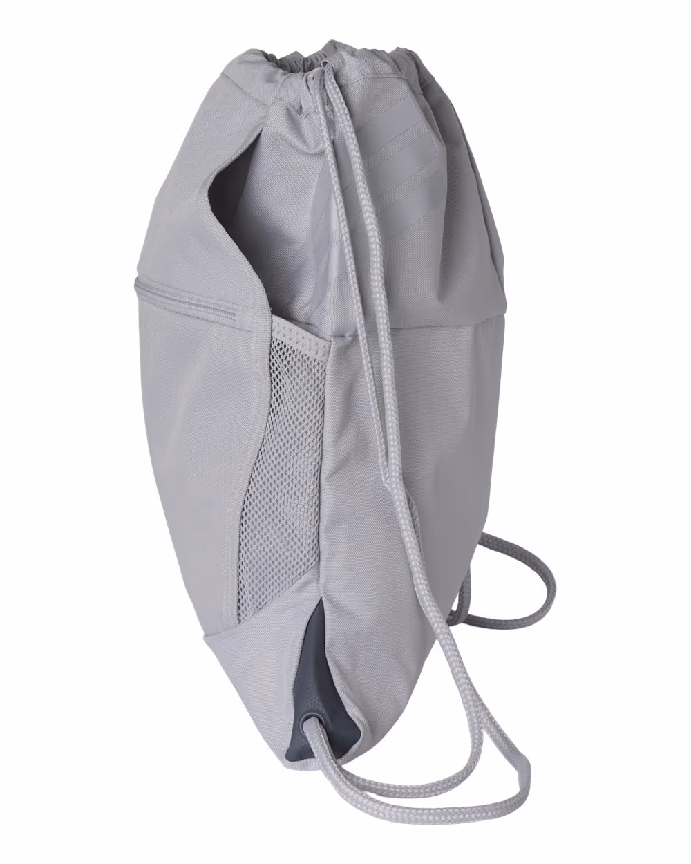 Custom Team Light Grey/ White - Adidas Stadium Sackpack - Flat Detail