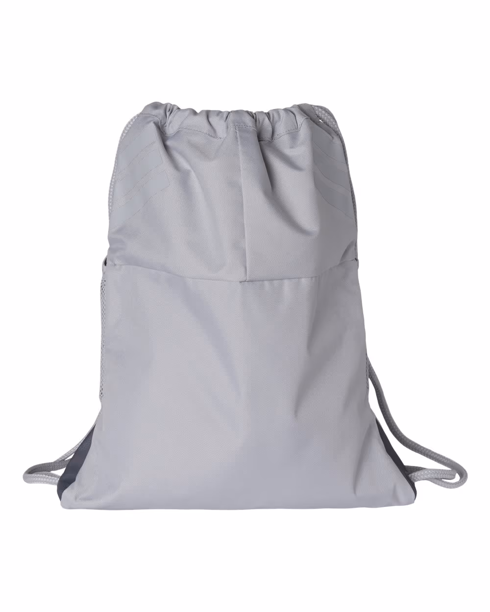 Custom Team Light Grey/ White - Adidas Stadium Sackpack - Flat Back