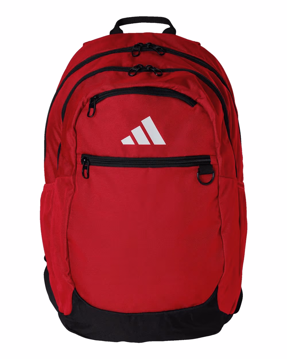 Custom Team Power Red - Adidas Striker 3 Backpack - Flat Front