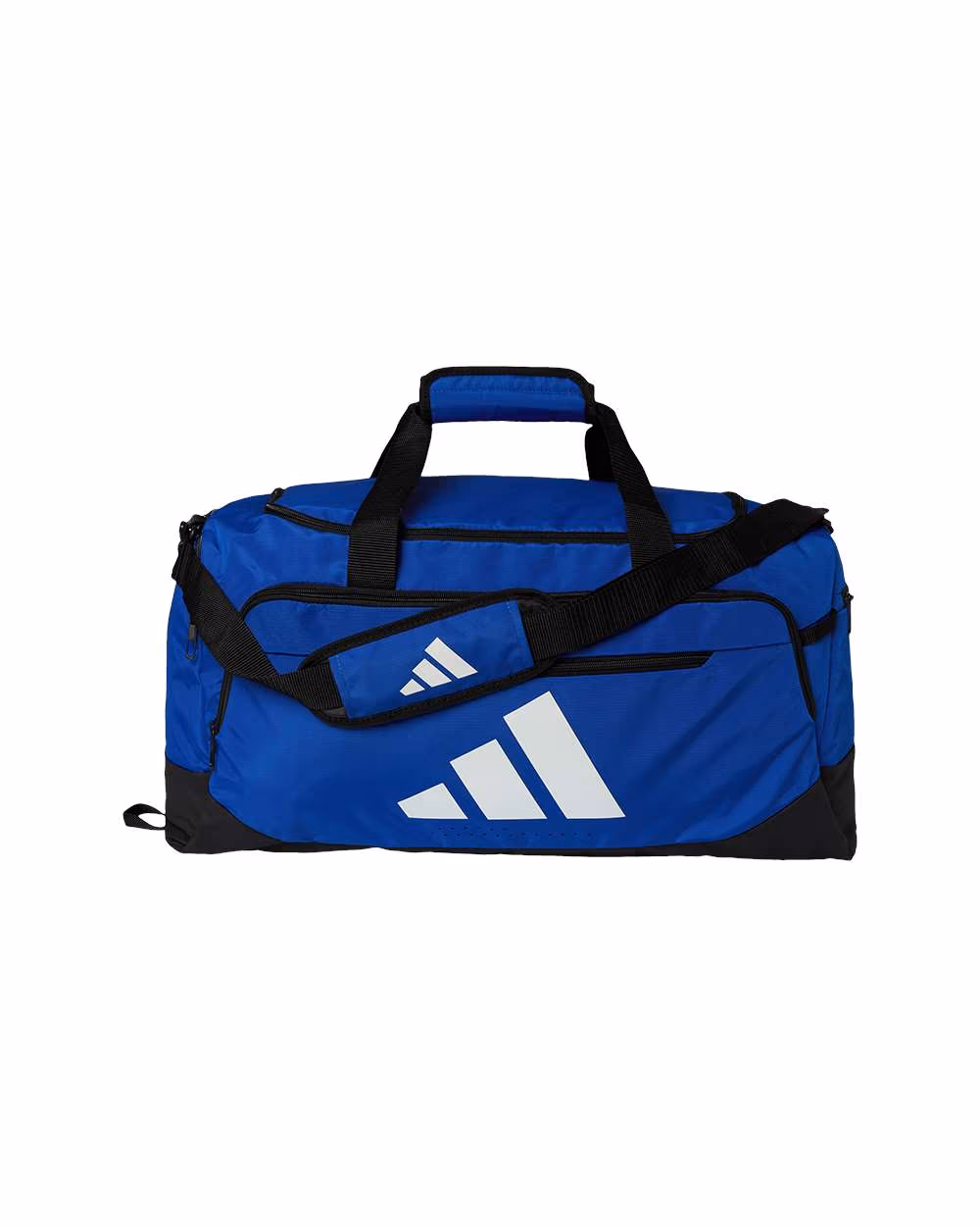 Custom AB602 Team Royal Blue Medium - Adidas Defender 5 Duffel Bag - Flat Front