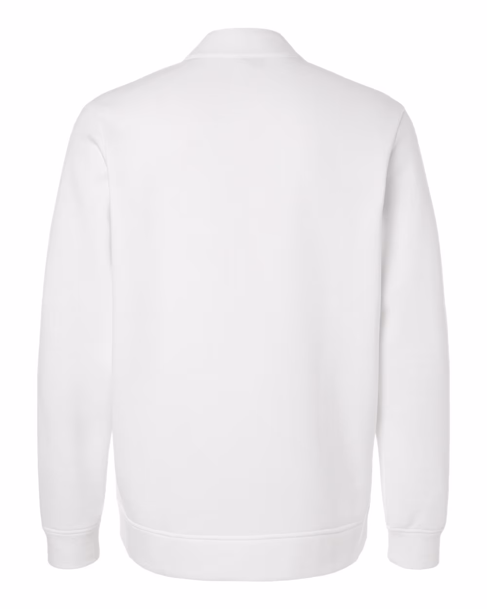 Adidas Men's Elevated Fleece Quarter-Zip Pullover - Core White