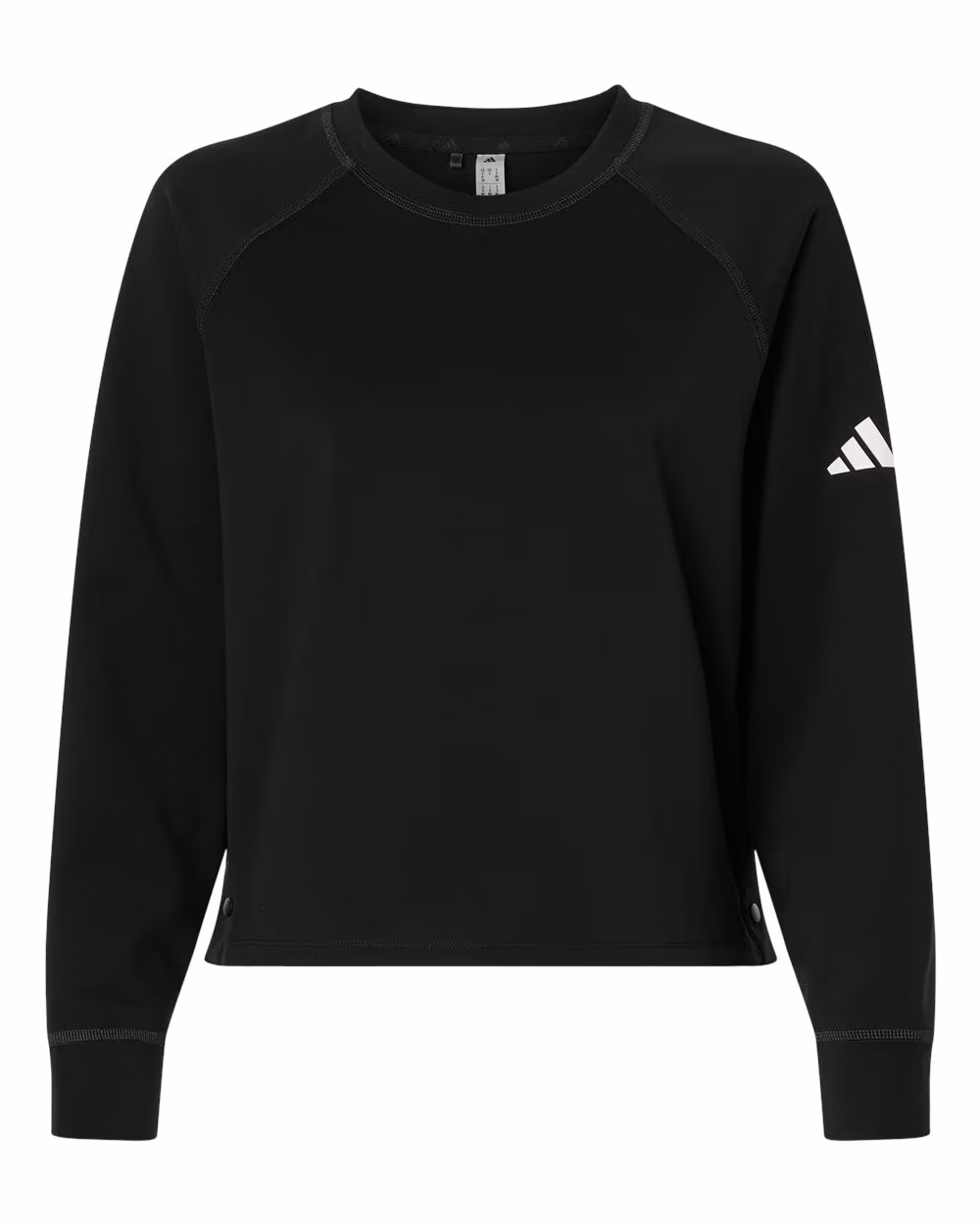 Custom Remote Work Essentials - Adidas Women's Beyond Side-Snap Crewneck Sweatshirt