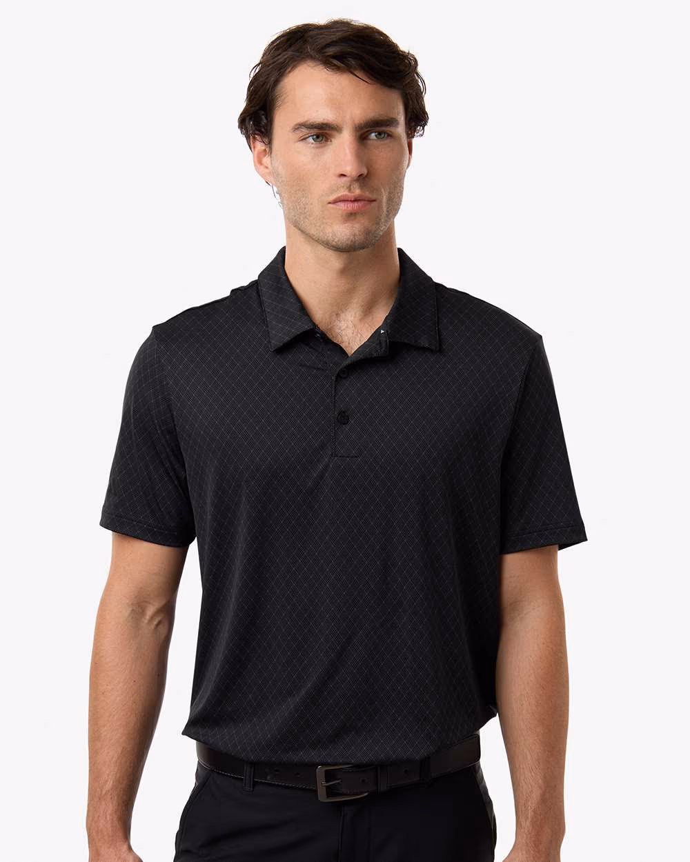 Custom Employee Appreciation Kit - Adidas Men's 4-Way Stretch Printed Polo