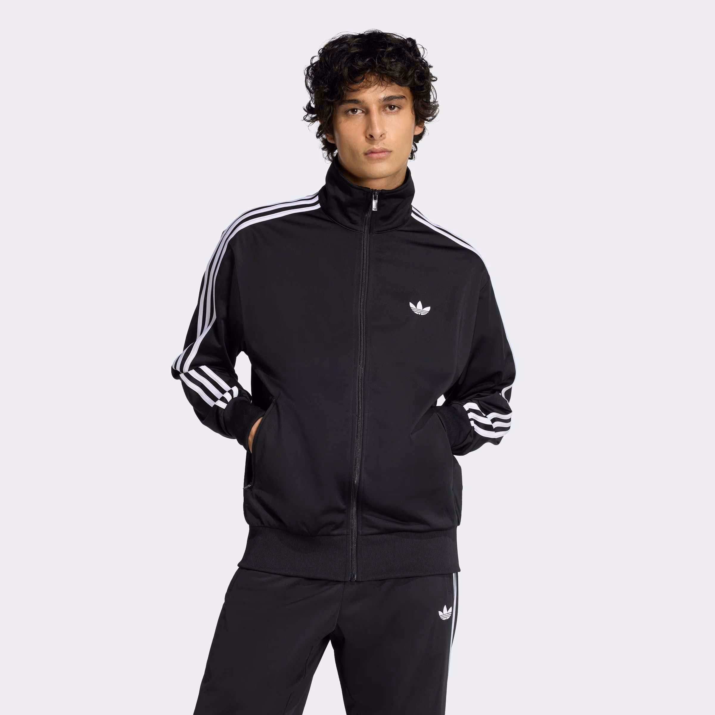 Custom Adidas Men’s Firebird Track Jacket - Black - View 2