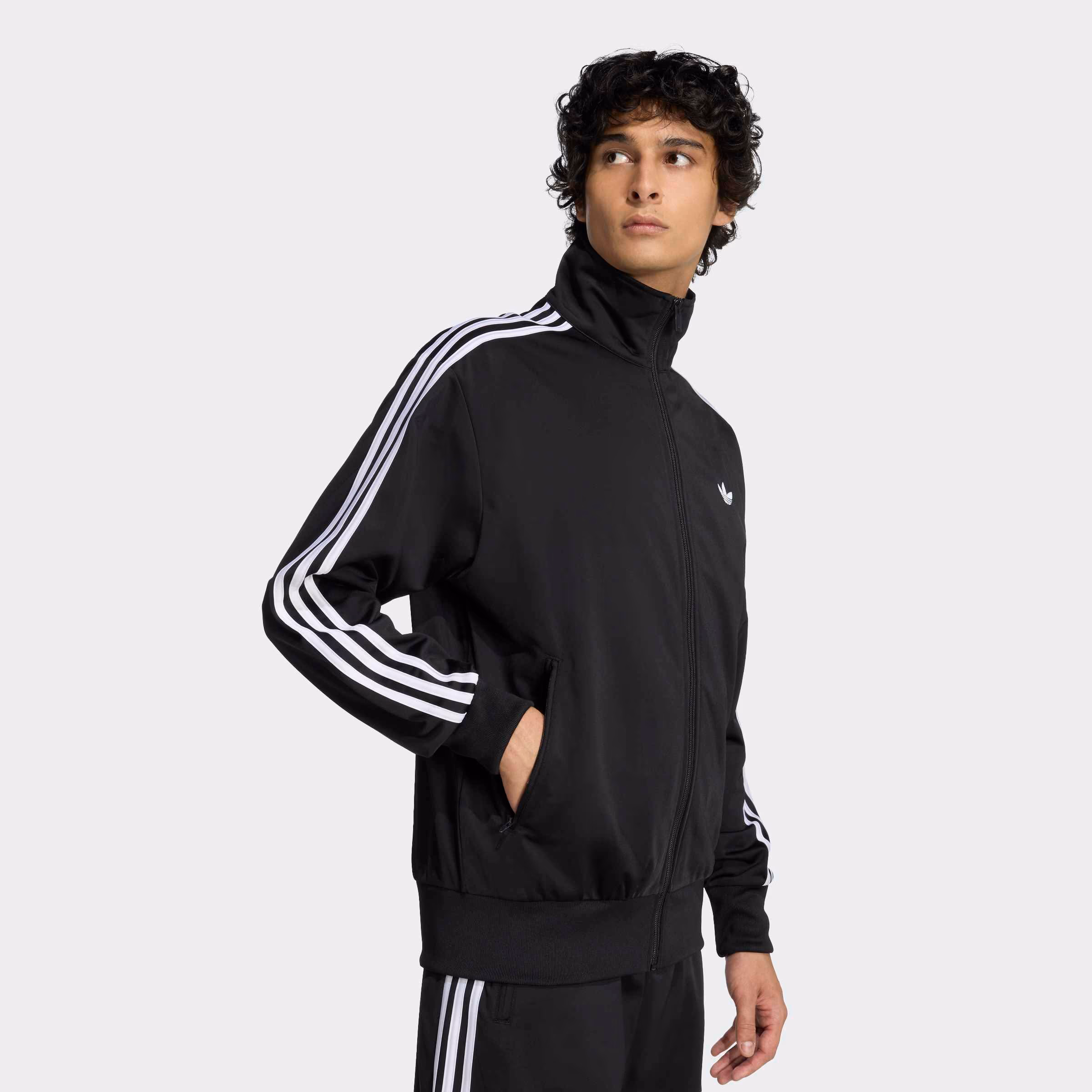 Custom Adidas Men’s Firebird Track Jacket - Black - View 6