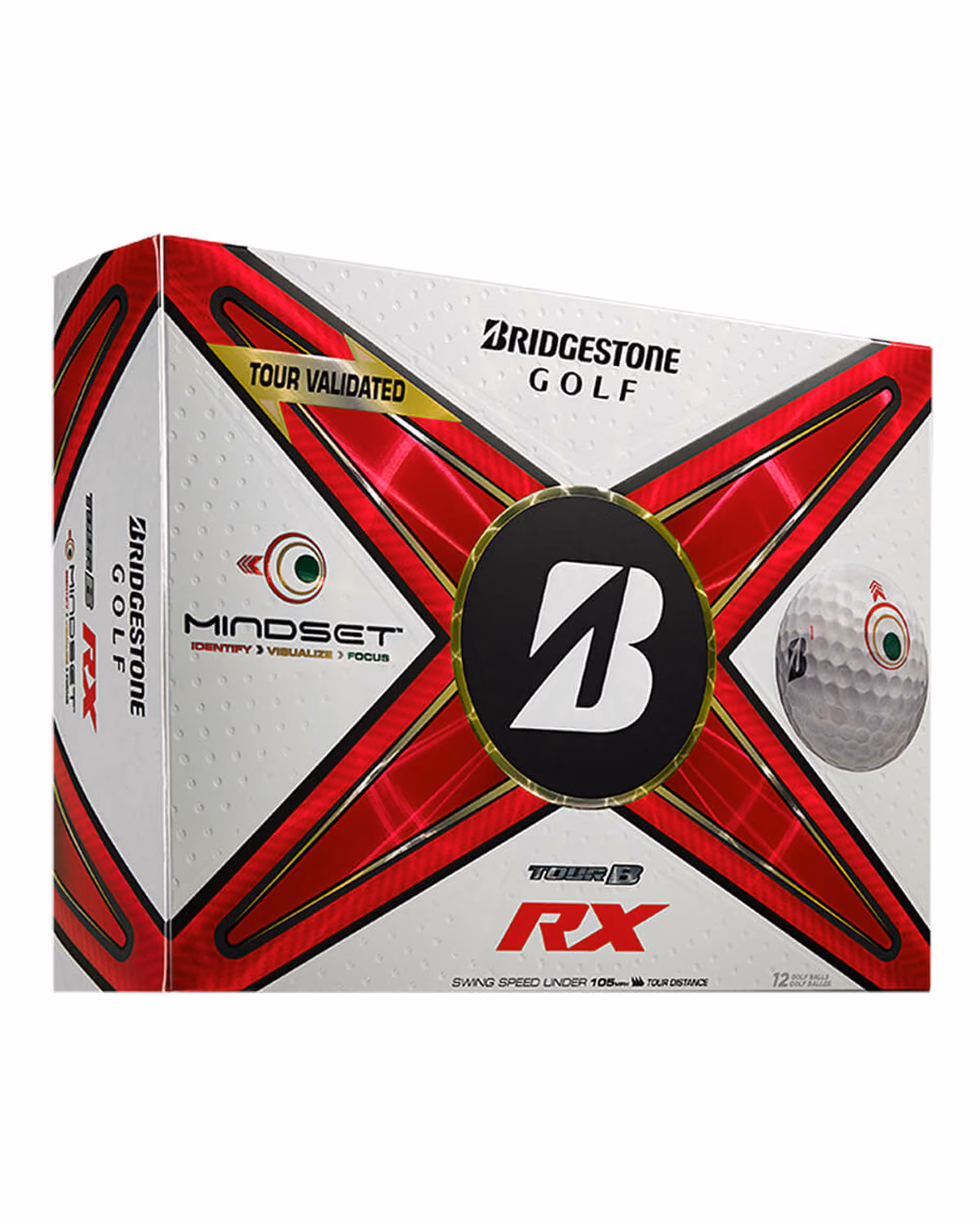 Bridgestone Tour B RX MindSet Golf Balls with Logo