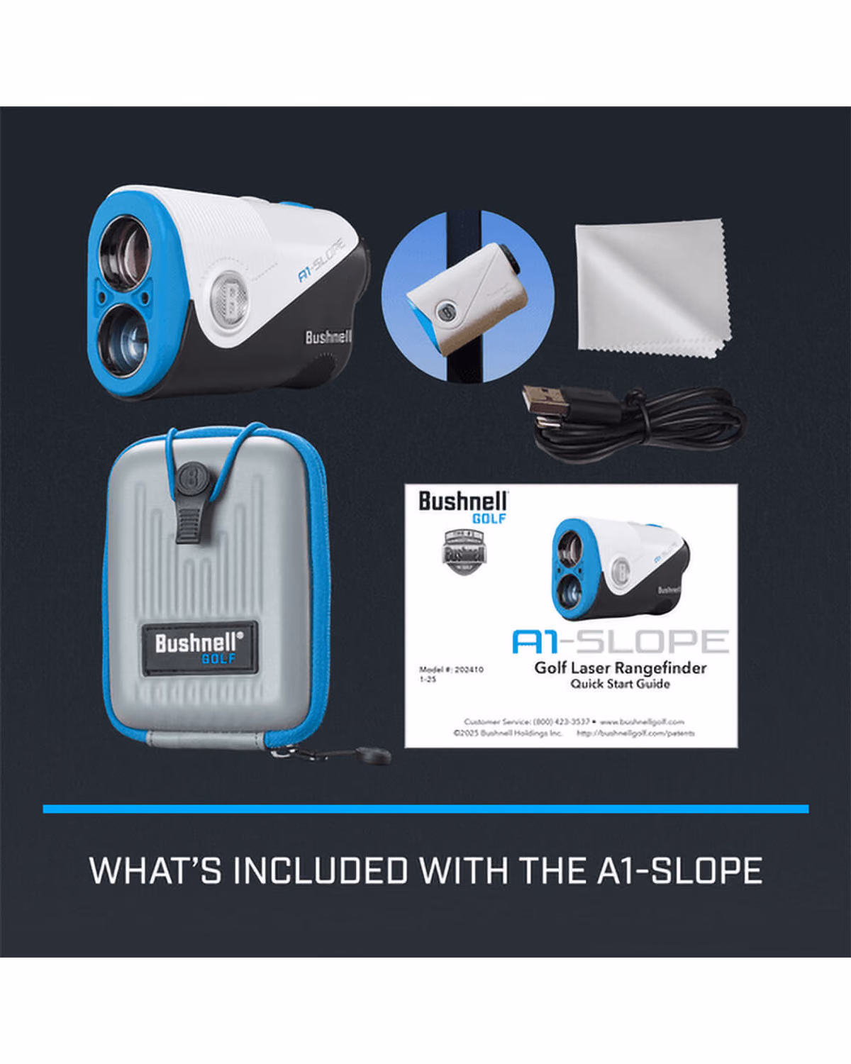 Bushnell A1-Slope Laser Rangefinder with Logo
