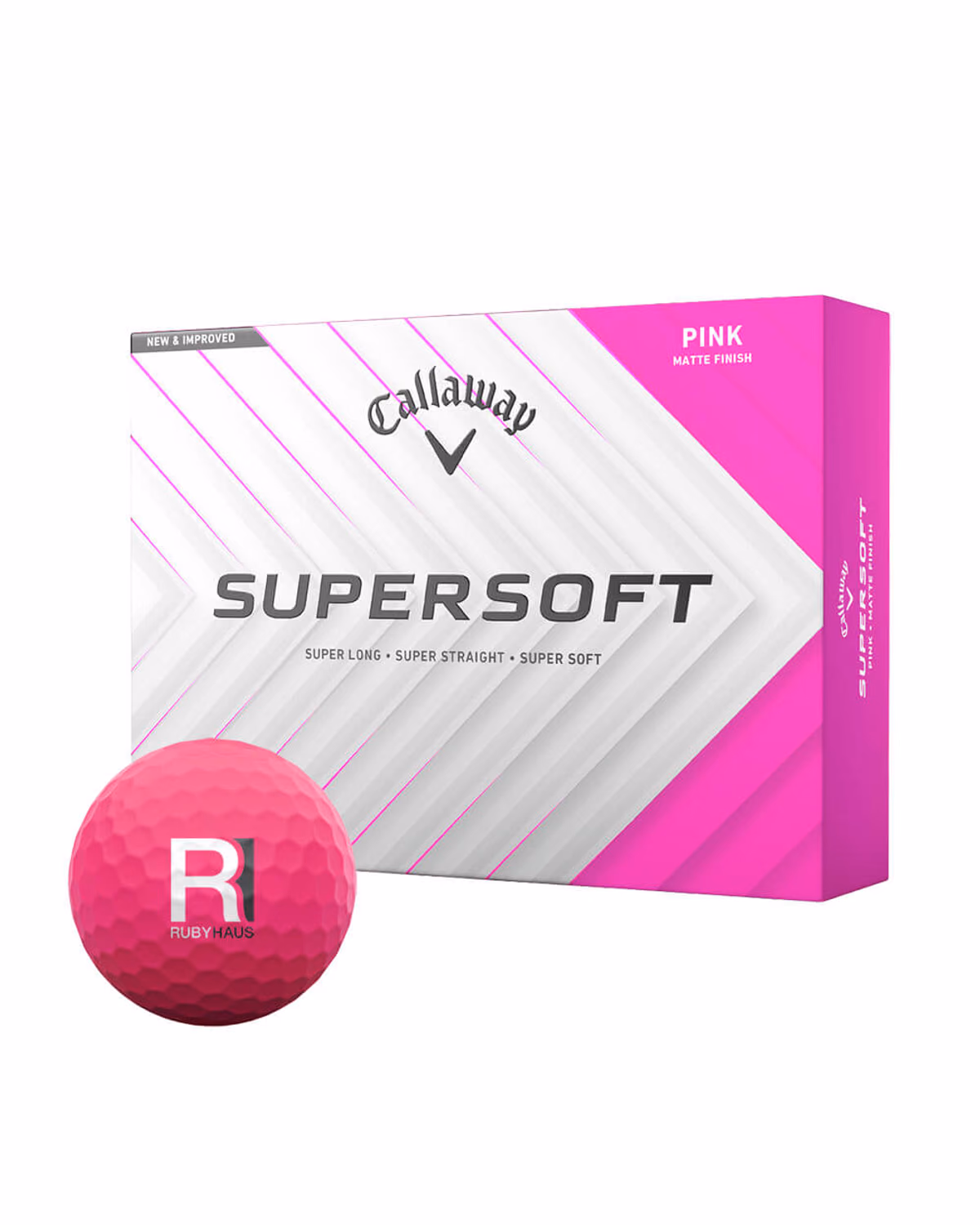 Callaway Supersoft Golf Balls with Logo (Multicolor)