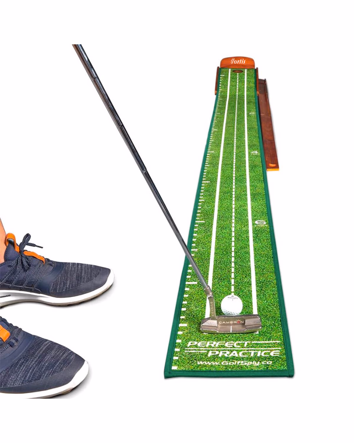 Perfect Practice Putting Mat Compact 8 FT with Logo