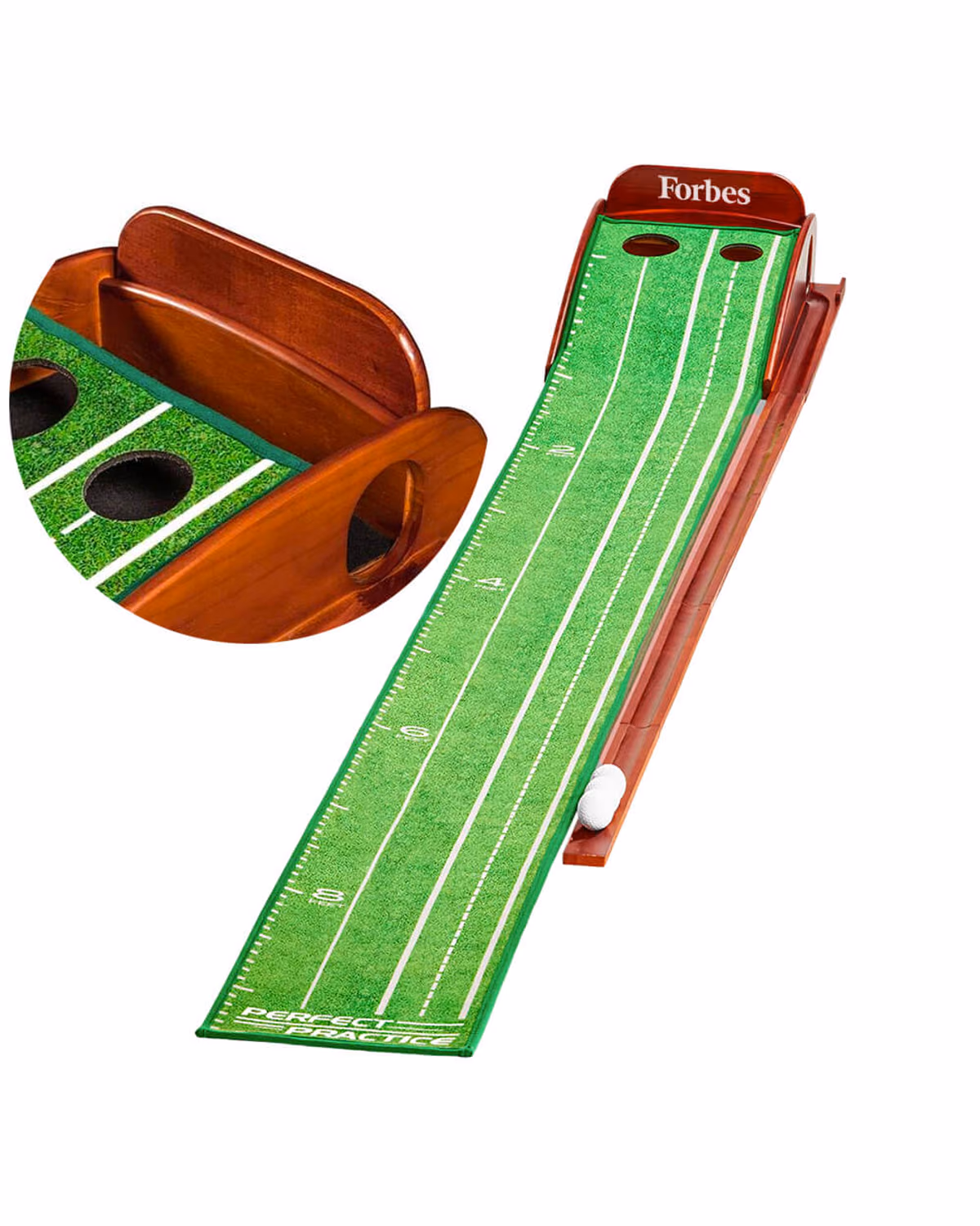 Perfect Practice Putting Mat Standard 9.6 FT with Logo