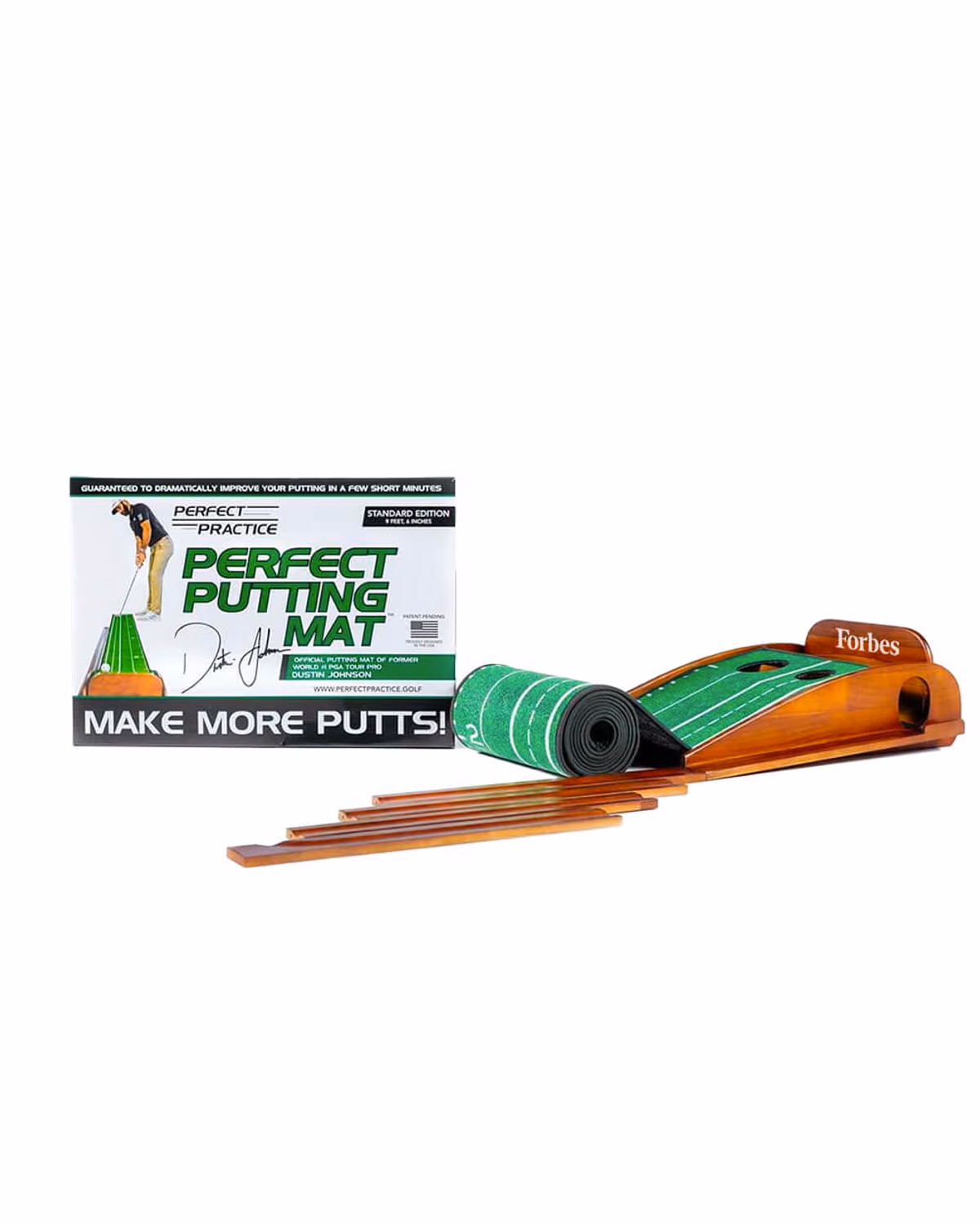 Perfect Practice Putting Mat Standard 9.6 FT with Logo