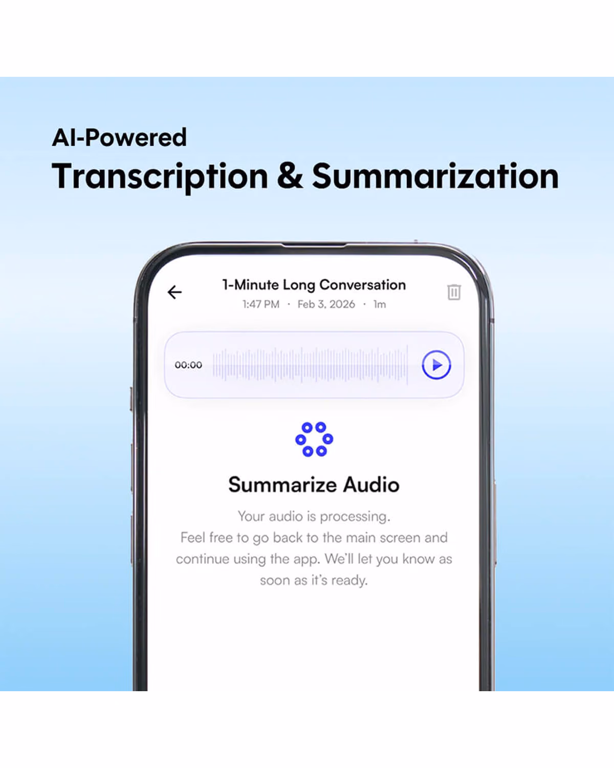 Raycon AI Notetaker with Logo
