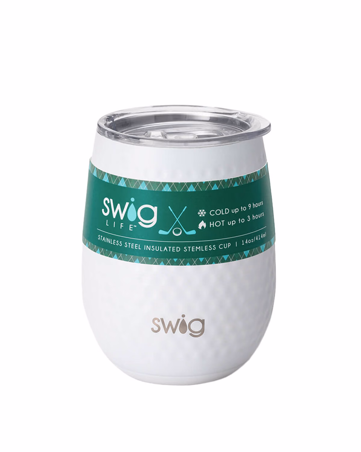 Swig Golf Partee 14oz Wine Tumbler, Engraved