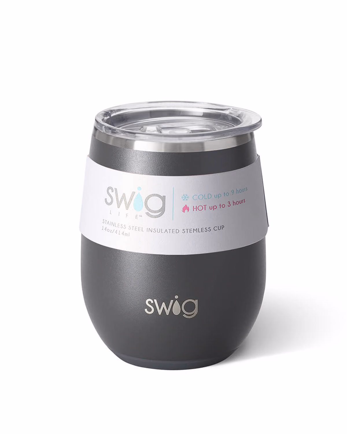 Swig 14oz Stemless Wine Cup, Laser Engraved