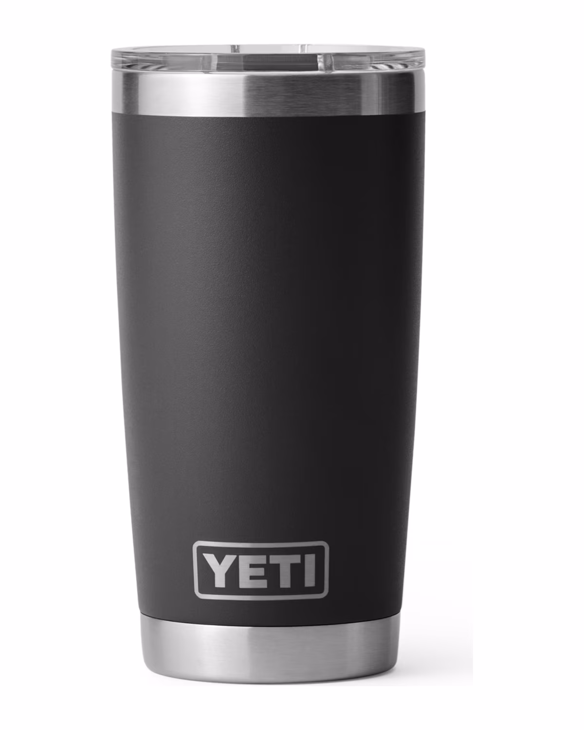 Yeti Rambler 20oz Tumbler, Laser Engraved - Black