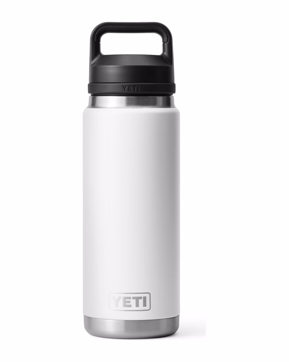 Yeti Rambler 26oz Water Bottle, Laser Engraved - White