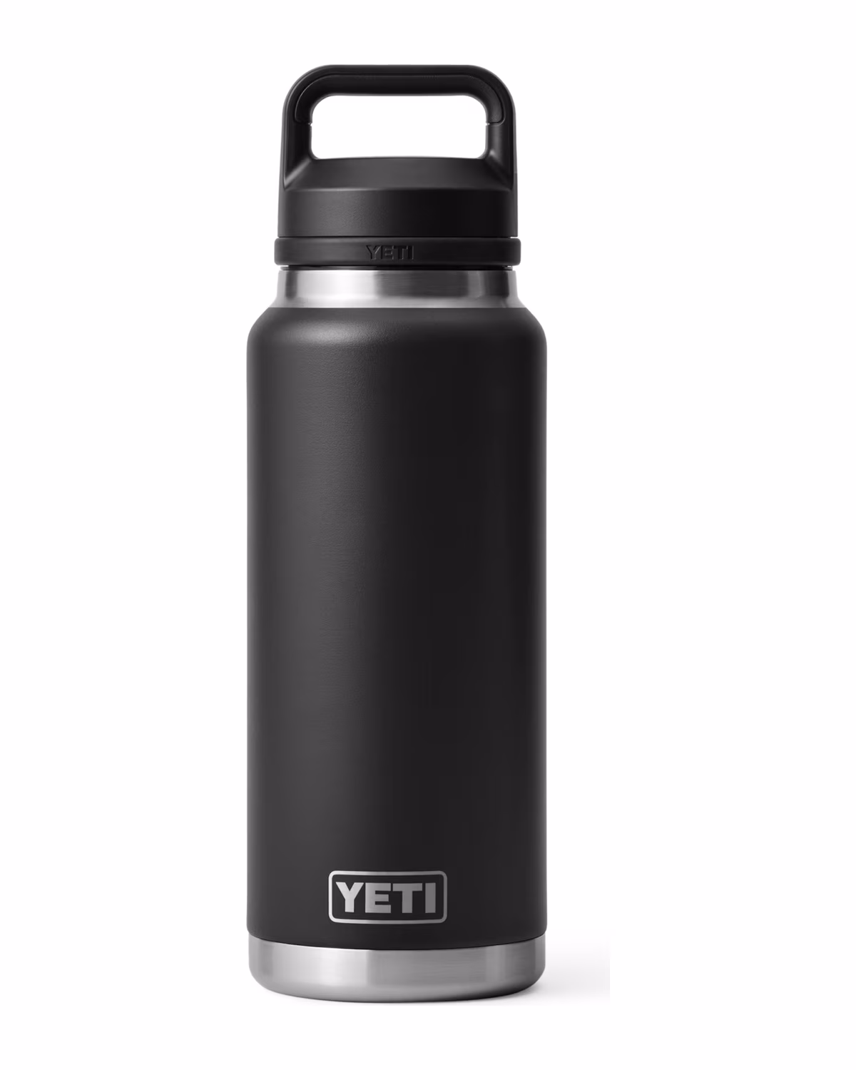 Yeti Rambler 36oz Water Bottle, Laser Engraved - Black