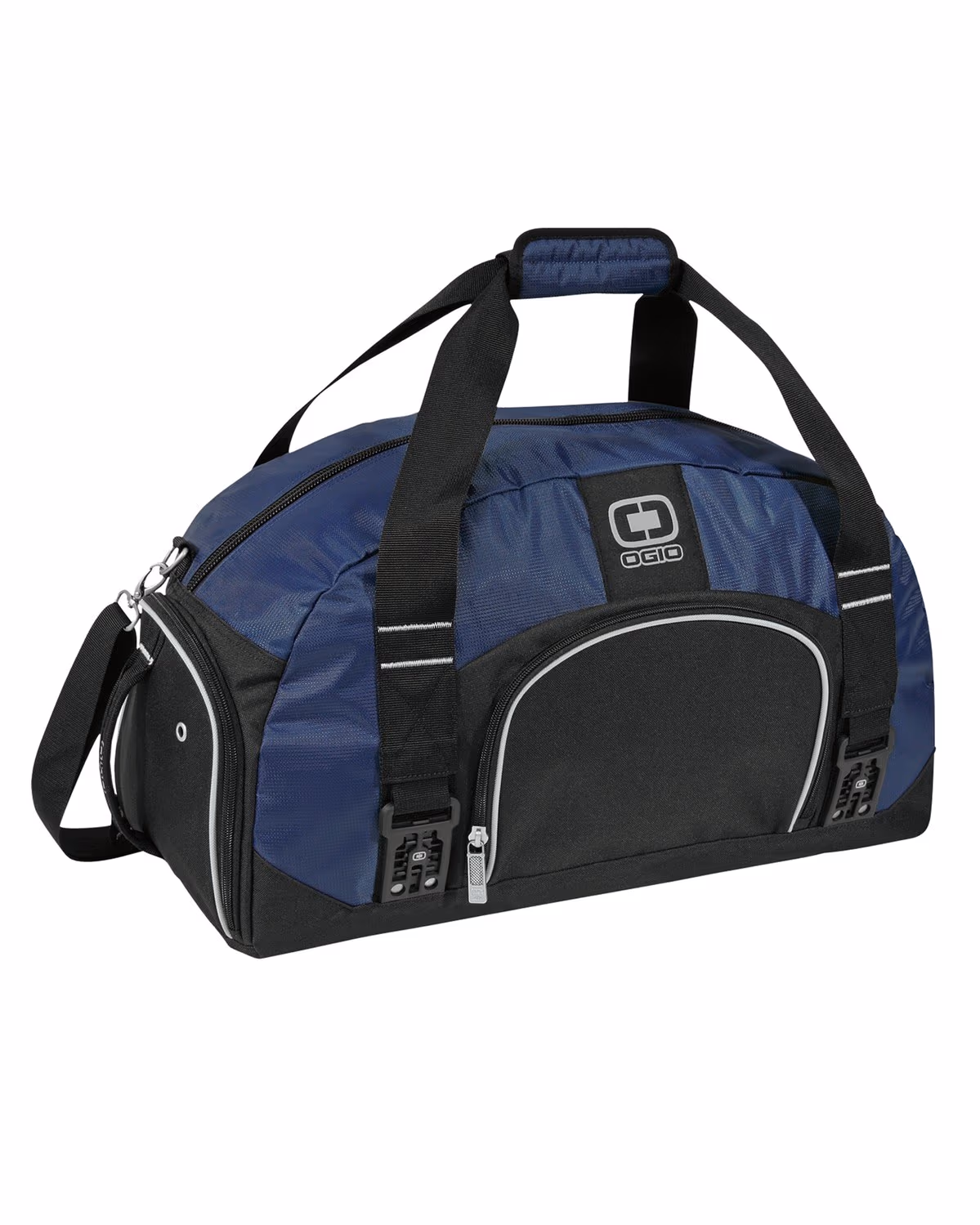 Custom OGIO Big Dome Duffel - Navy front