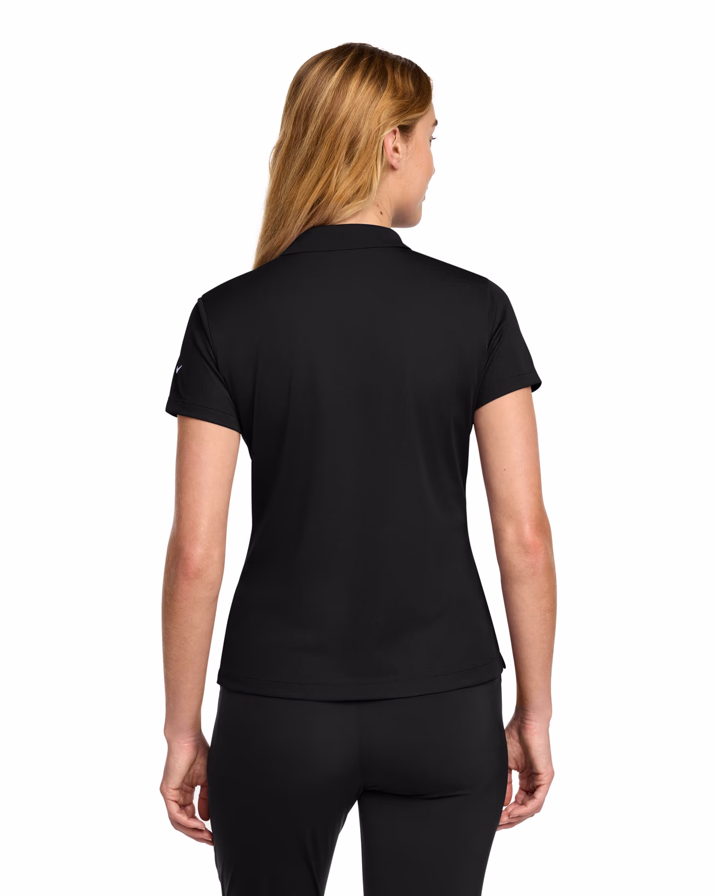 Custom Nike Women's Tech Basic Dri-FIT Polo - Black back