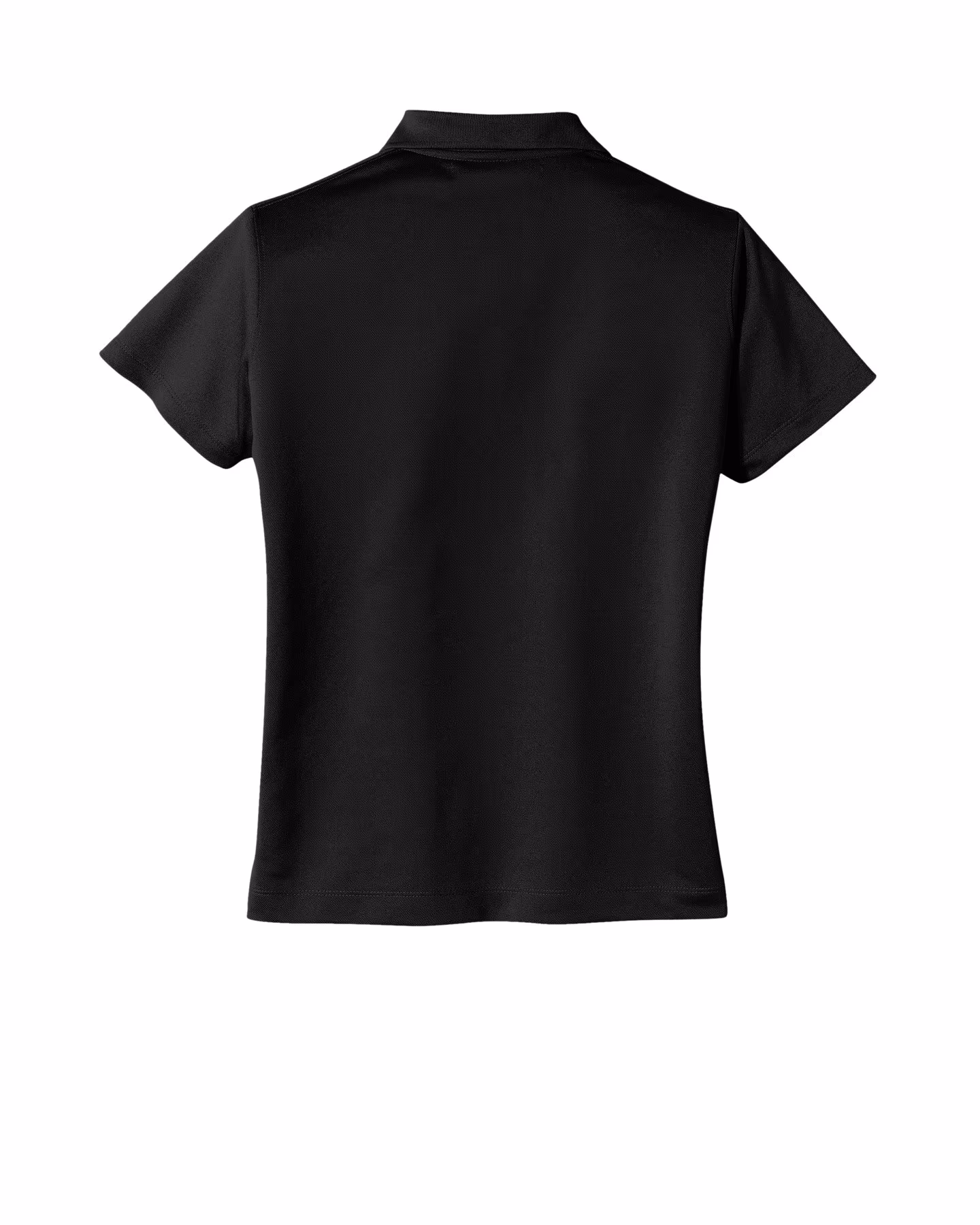Custom Nike Women's Tech Basic Dri-FIT Polo - Black flat back