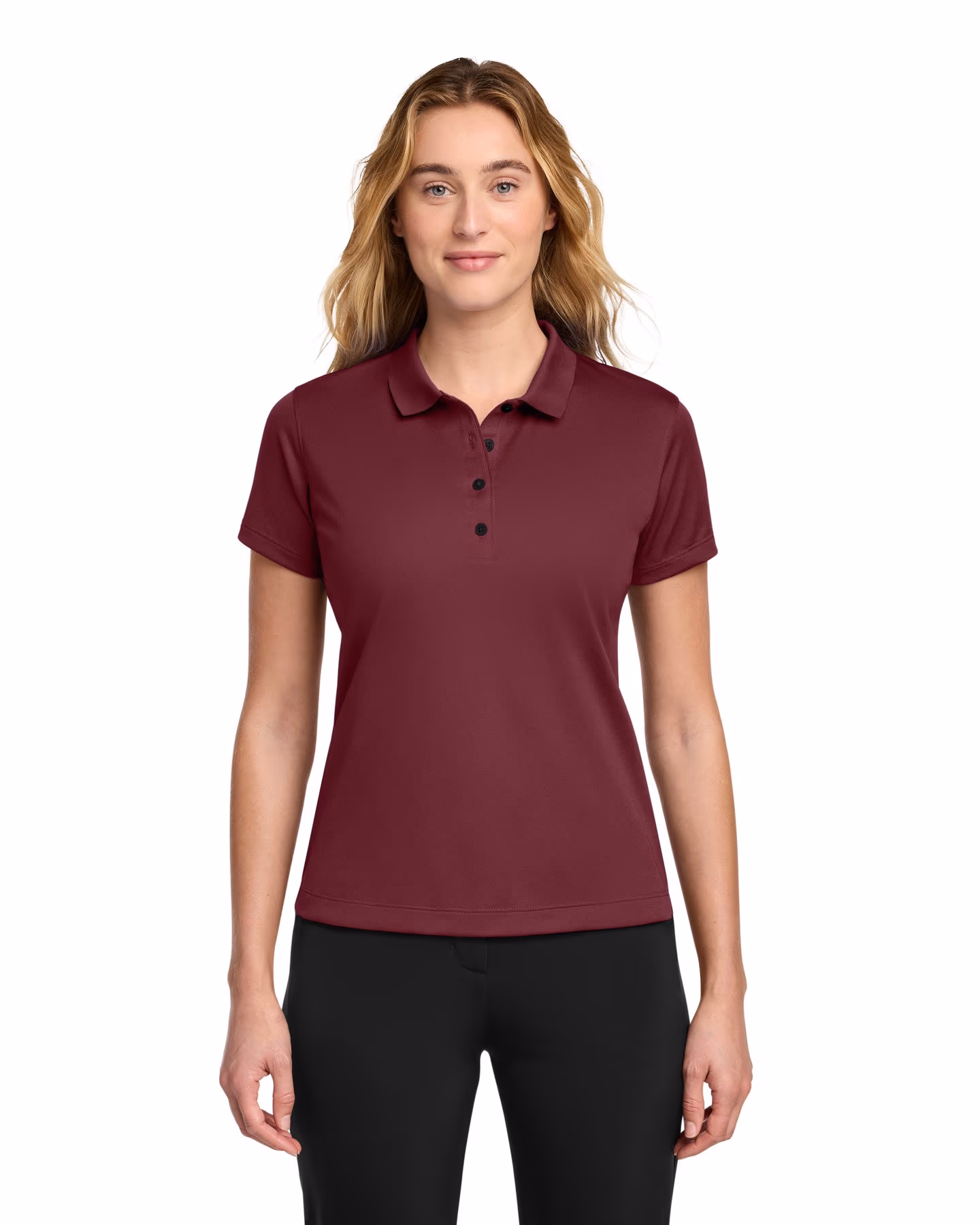 Nike Women's Tech Basic Dri-FIT Polo - Team Red front