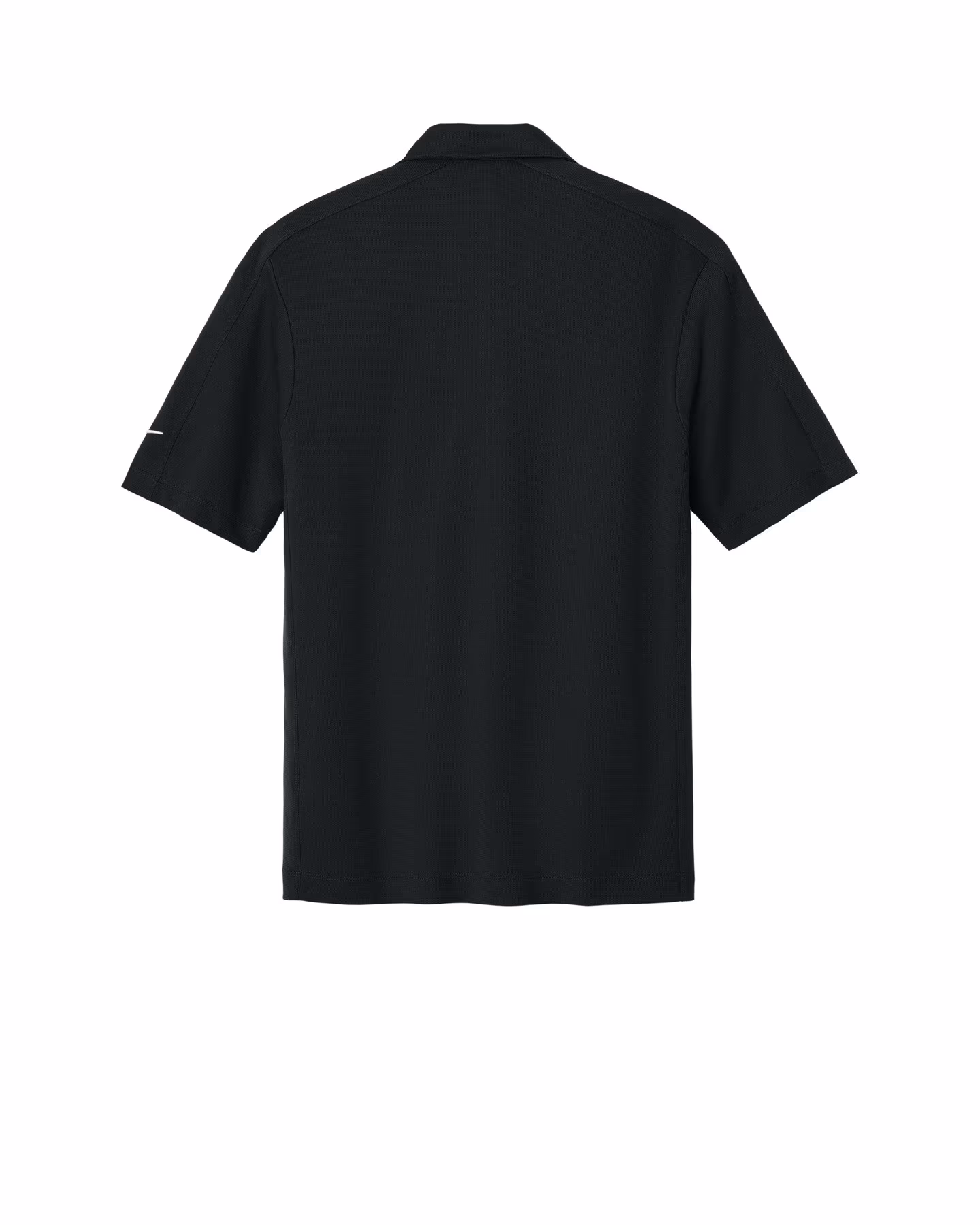 Custom Nike Tech Sport Dri-FIT Polo - Black flat back
