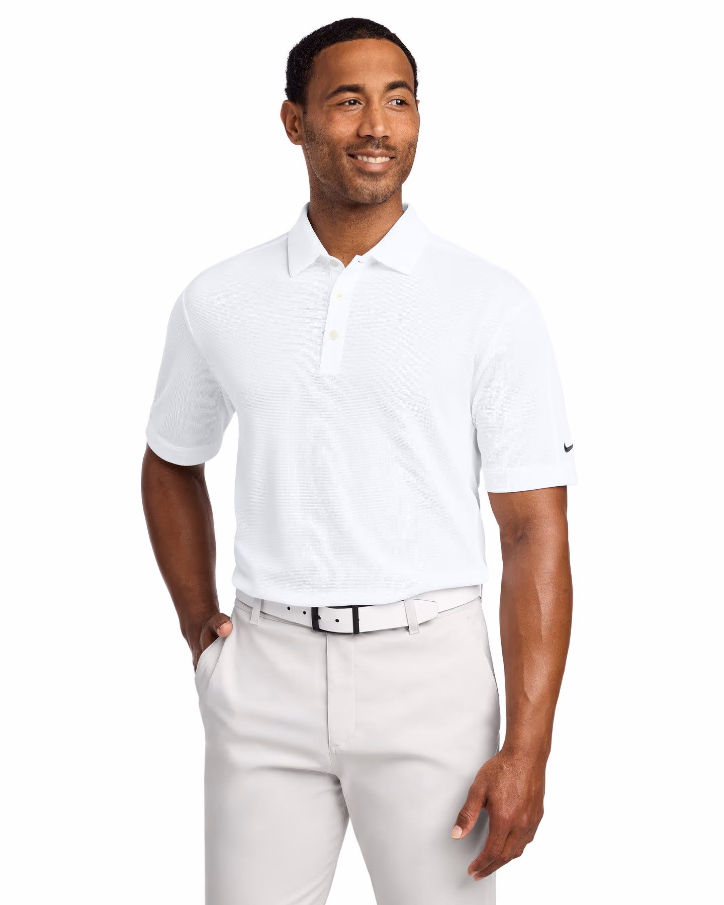Nike Tech Sport Dri-FIT Polo - White front