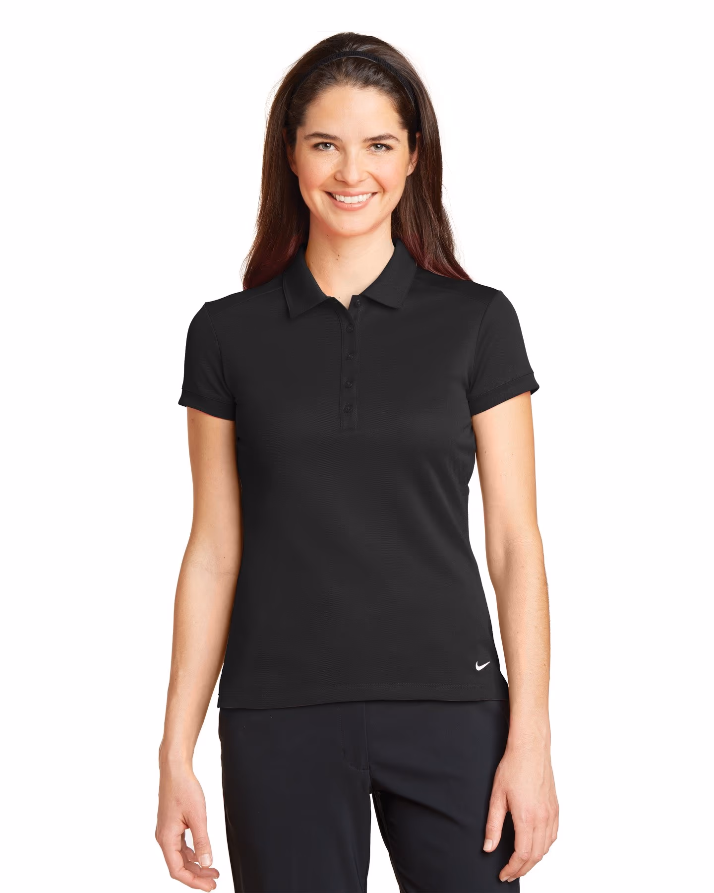 Nike Women's Dri-FIT Solid Icon Pique Modern Fit Polo