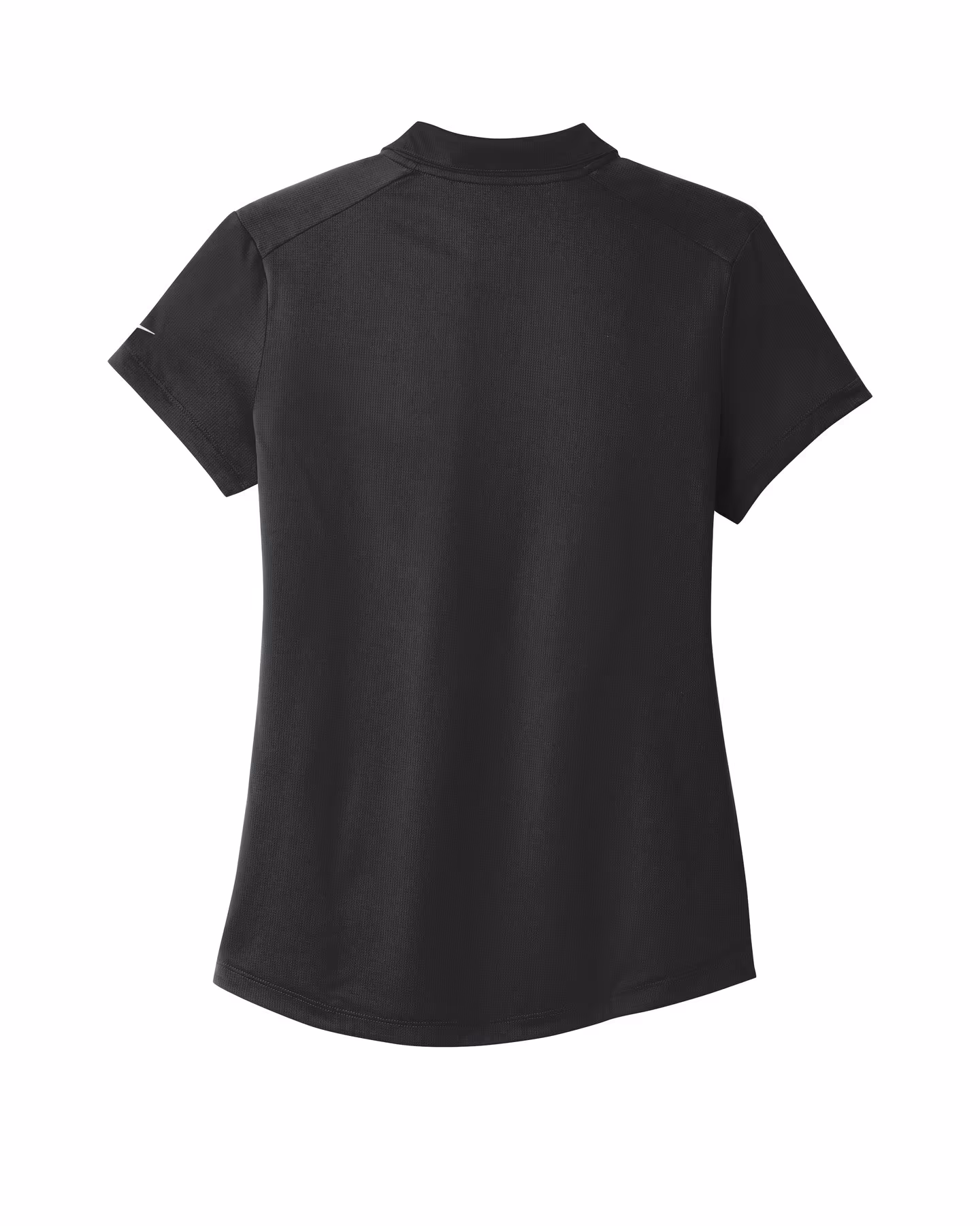 Custom Nike Women's Dri-FIT Legacy Polo - Black flat back