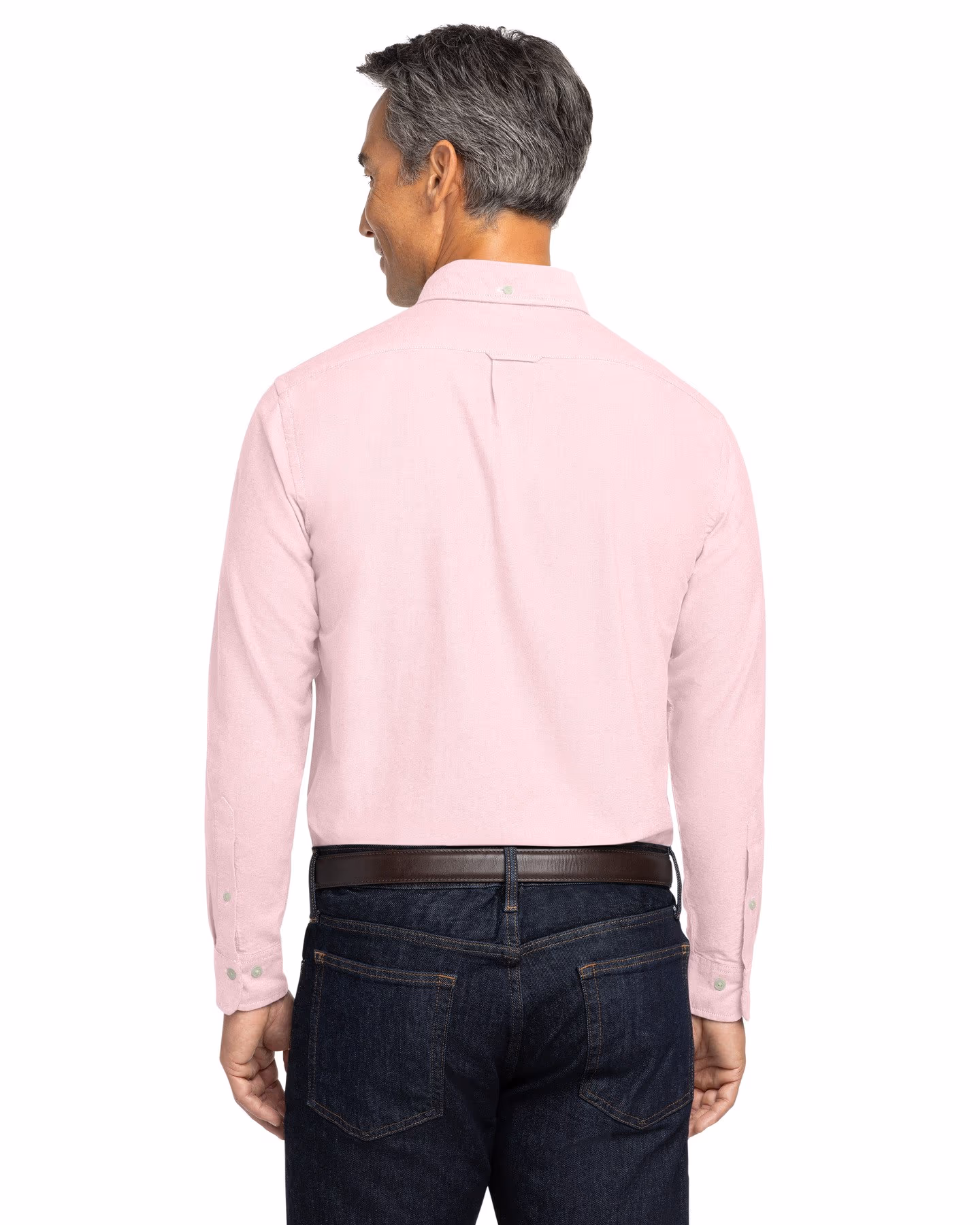 Custom Brooks Brothers Casual Oxford Cloth Shirt - Soft Pink back