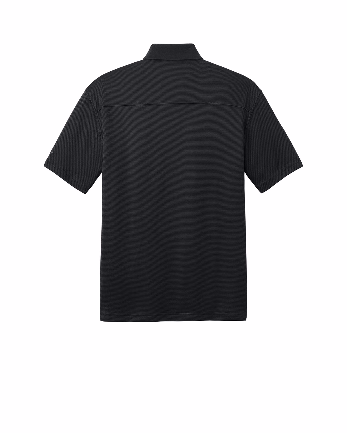 Custom Eddie Bauer Performance Polo, Black, back view