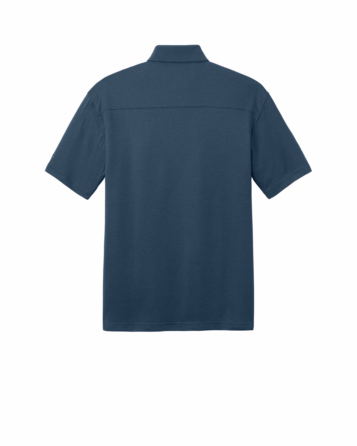 Custom Eddie Bauer Performance Polo, Coast Blue, back view