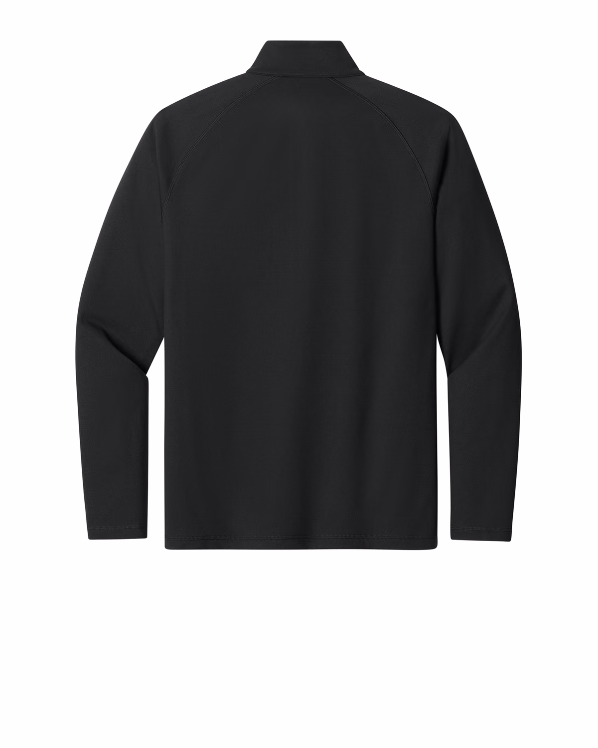 Custom Eddie Bauer Adventurer 1/4-Zip, Deep Black, back view