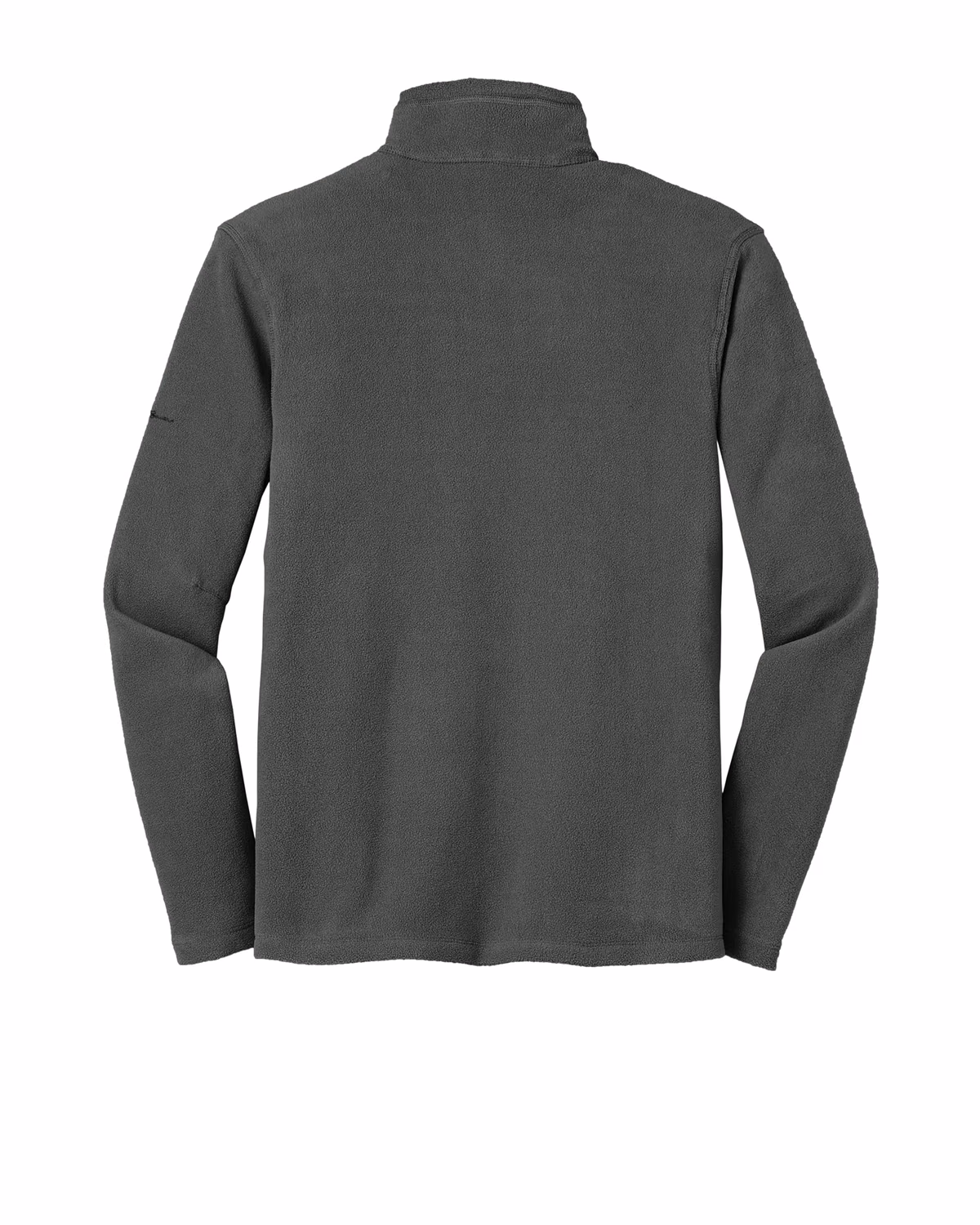 Custom Eddie Bauer Full-Zip Microfleece Jacket, Grey Steel, back view