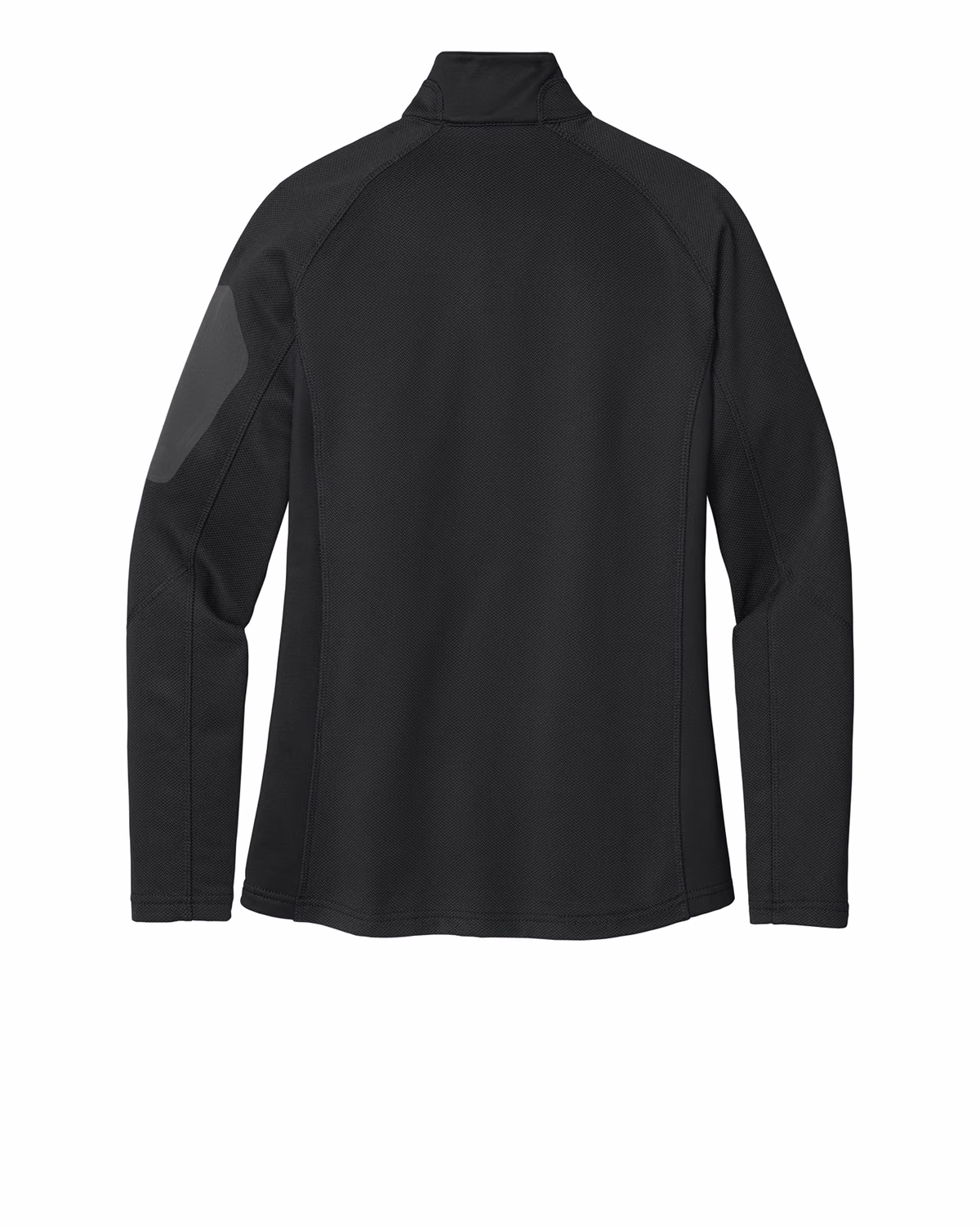 Custom Eddie Bauer Women's 1/2-Zip Performance Fleece, Black, back view