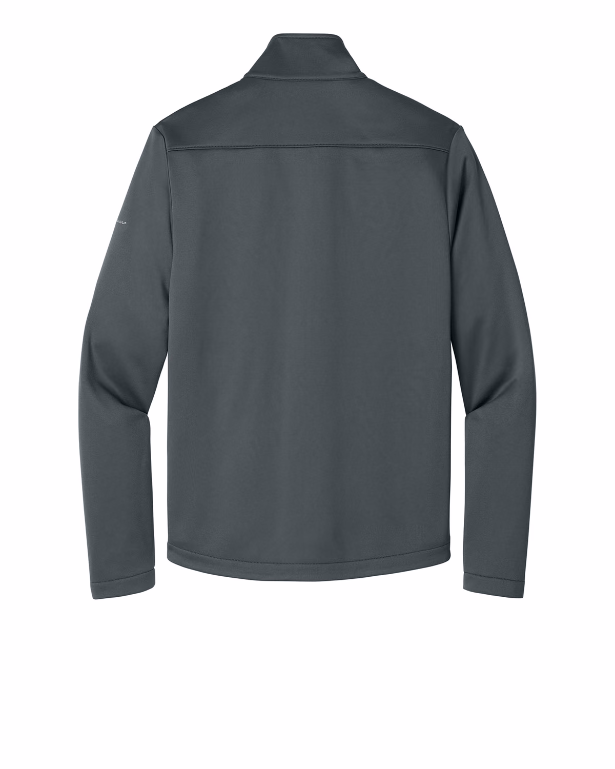 Custom Eddie Bauer Smooth Mid Layer Fleece Full-Zip, Iron Gate, back view