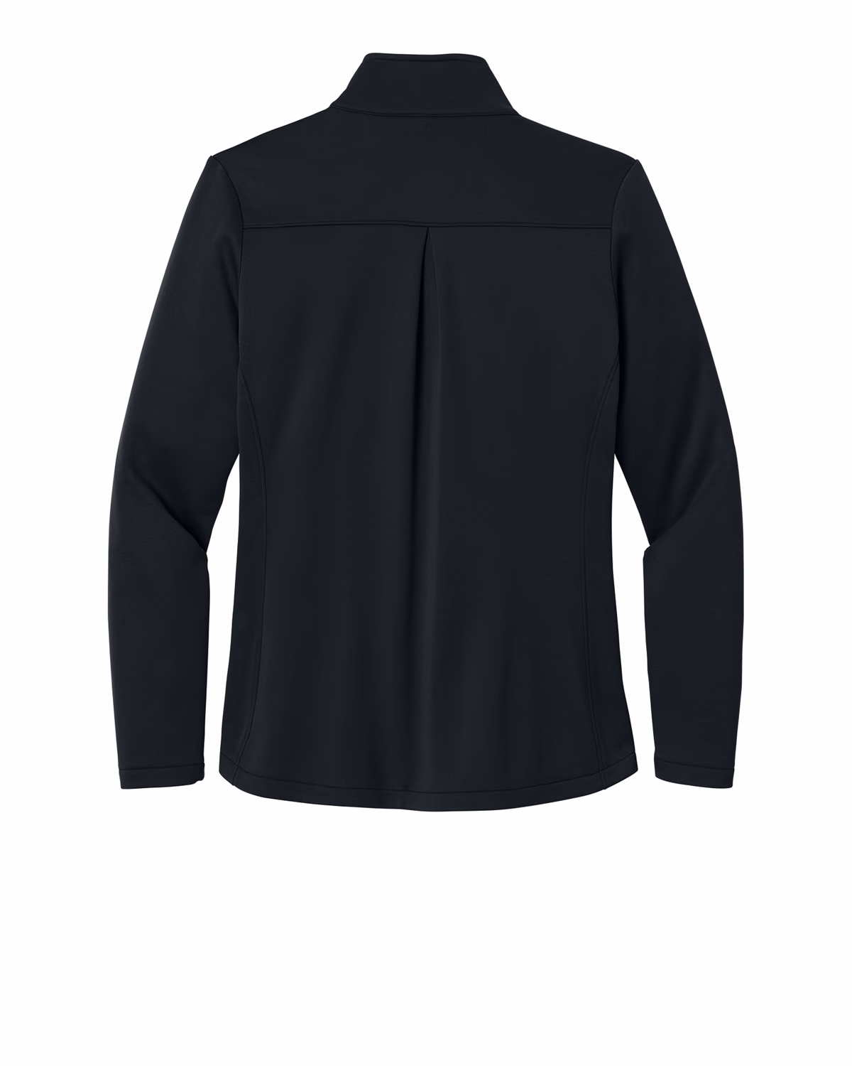 Custom Eddie Bauer Women’s Smooth Mid Layer Fleece Full-Zip, Black, back view