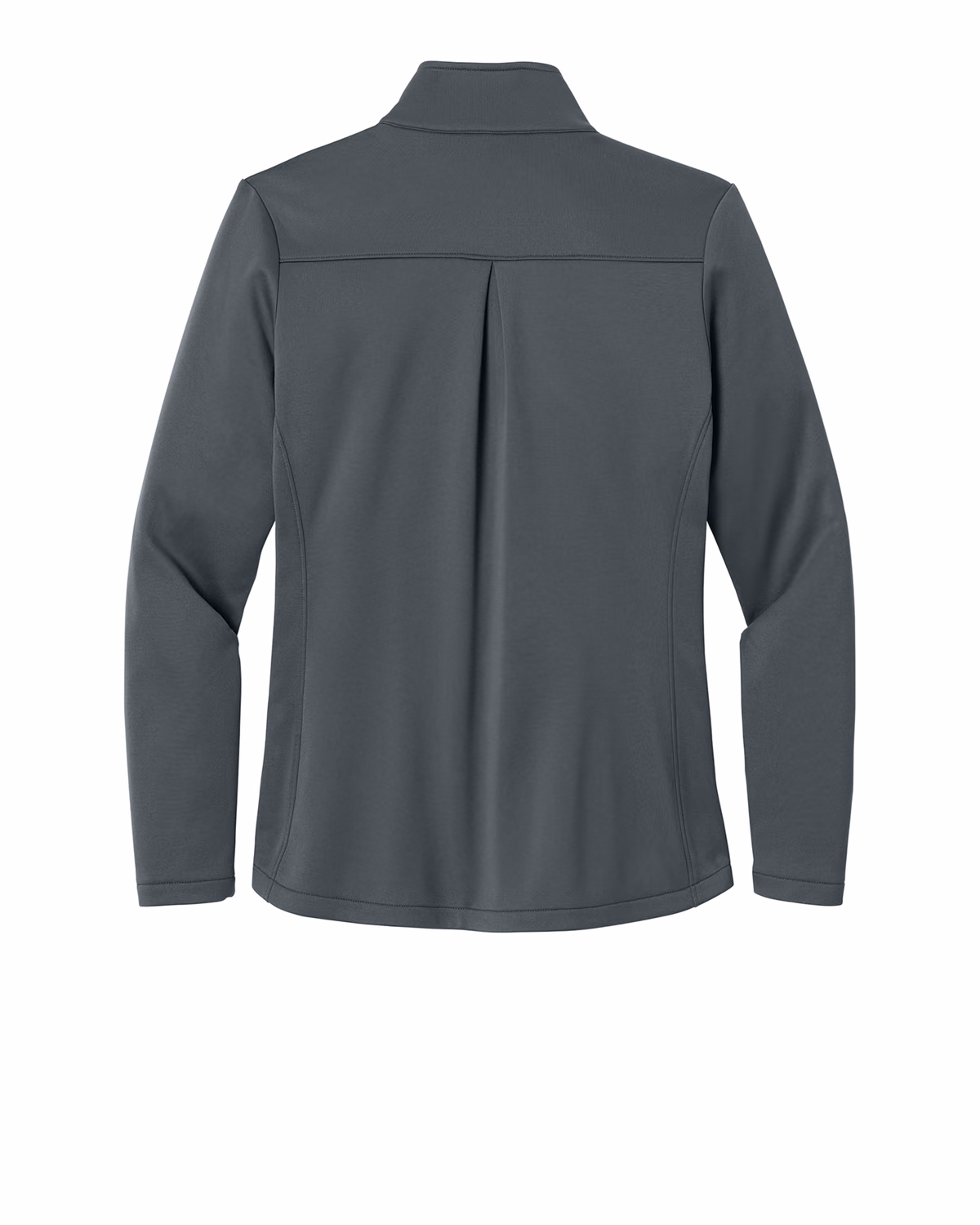 Custom Eddie Bauer Women’s Smooth Mid Layer Fleece Full-Zip, Iron Gate, back view