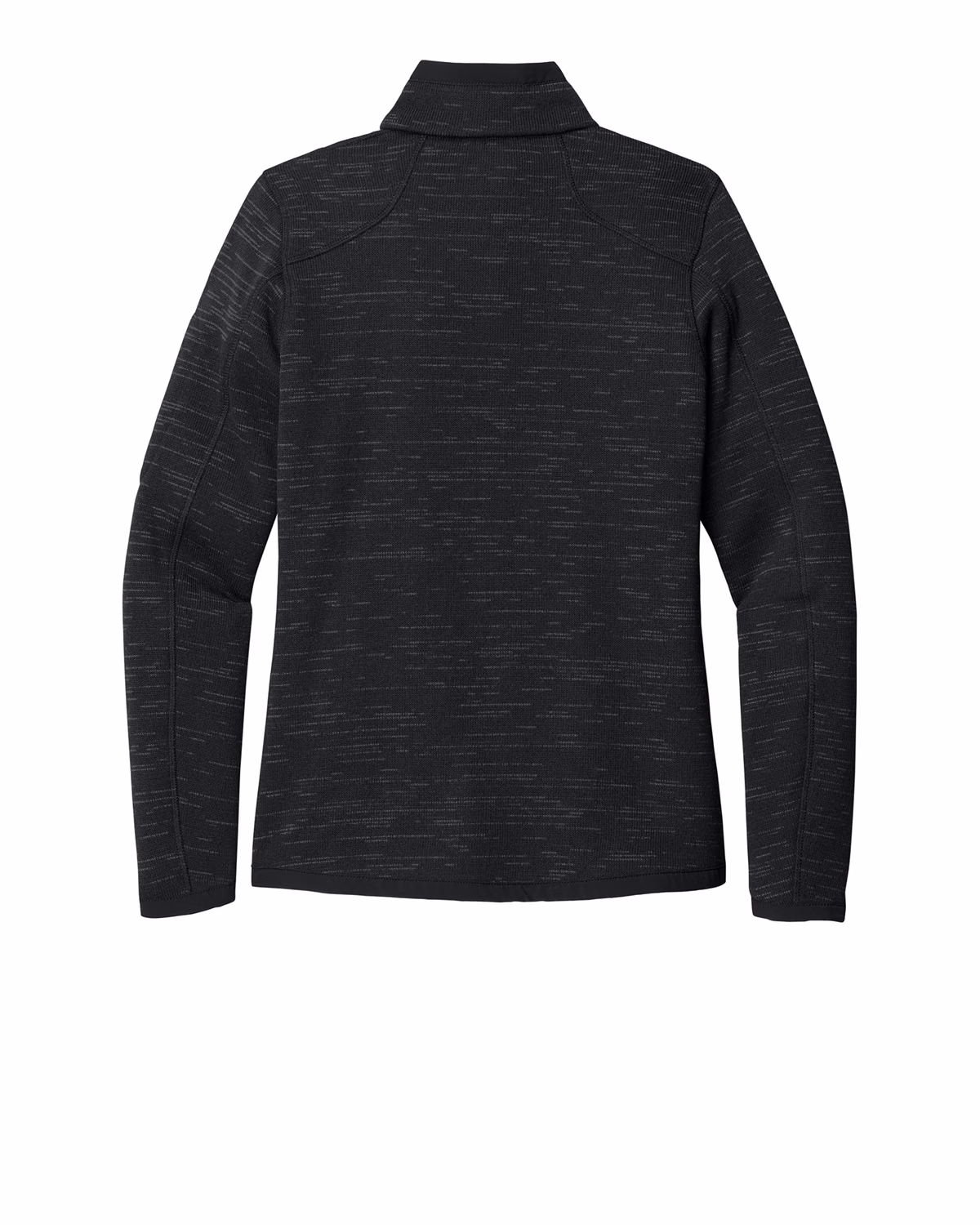 Custom Eddie Bauer Women's Sweater Fleece Full-Zip, Black, back view