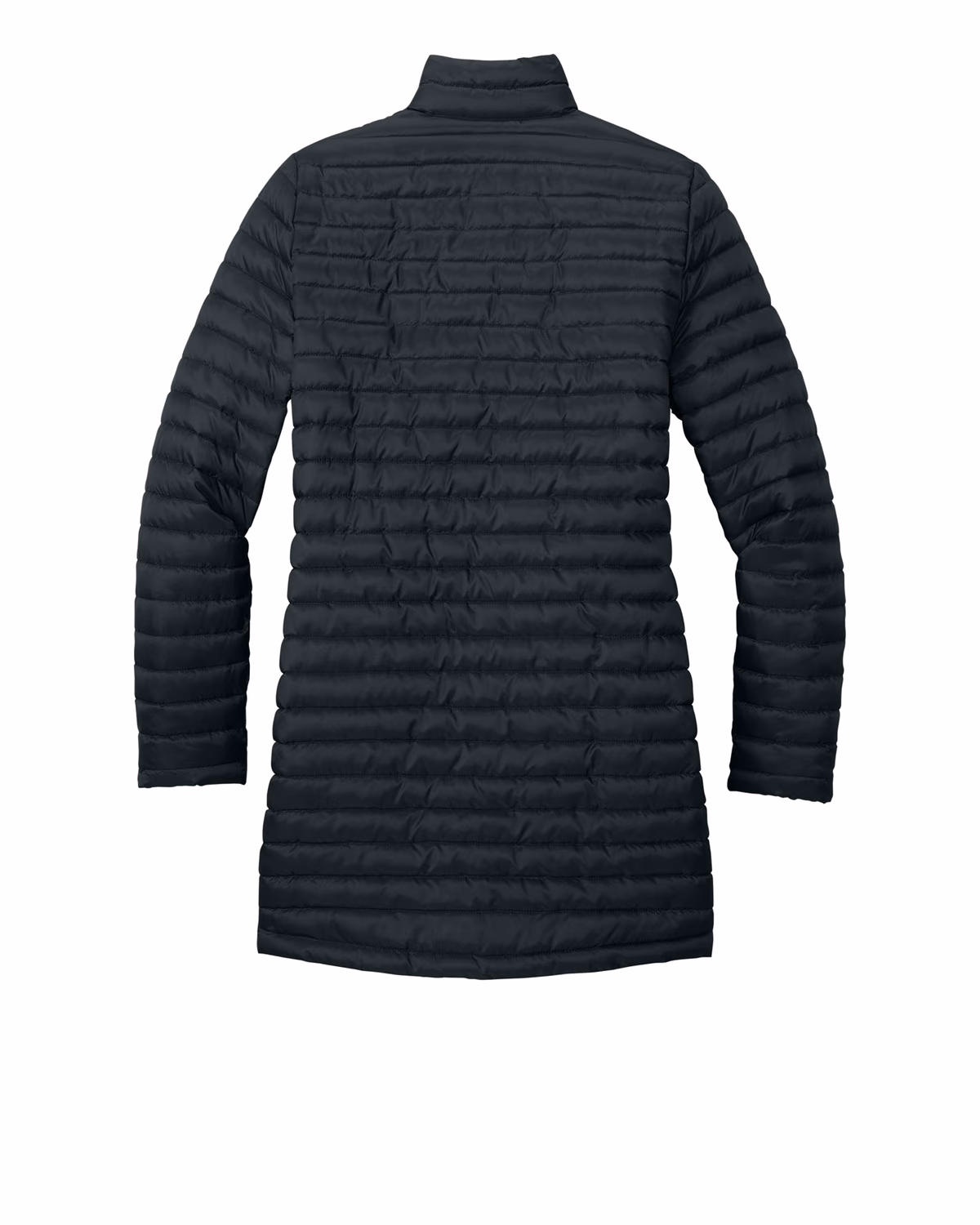 Custom Eddie Bauer Women’s Packable Quilted Full-Zip, Black, back view