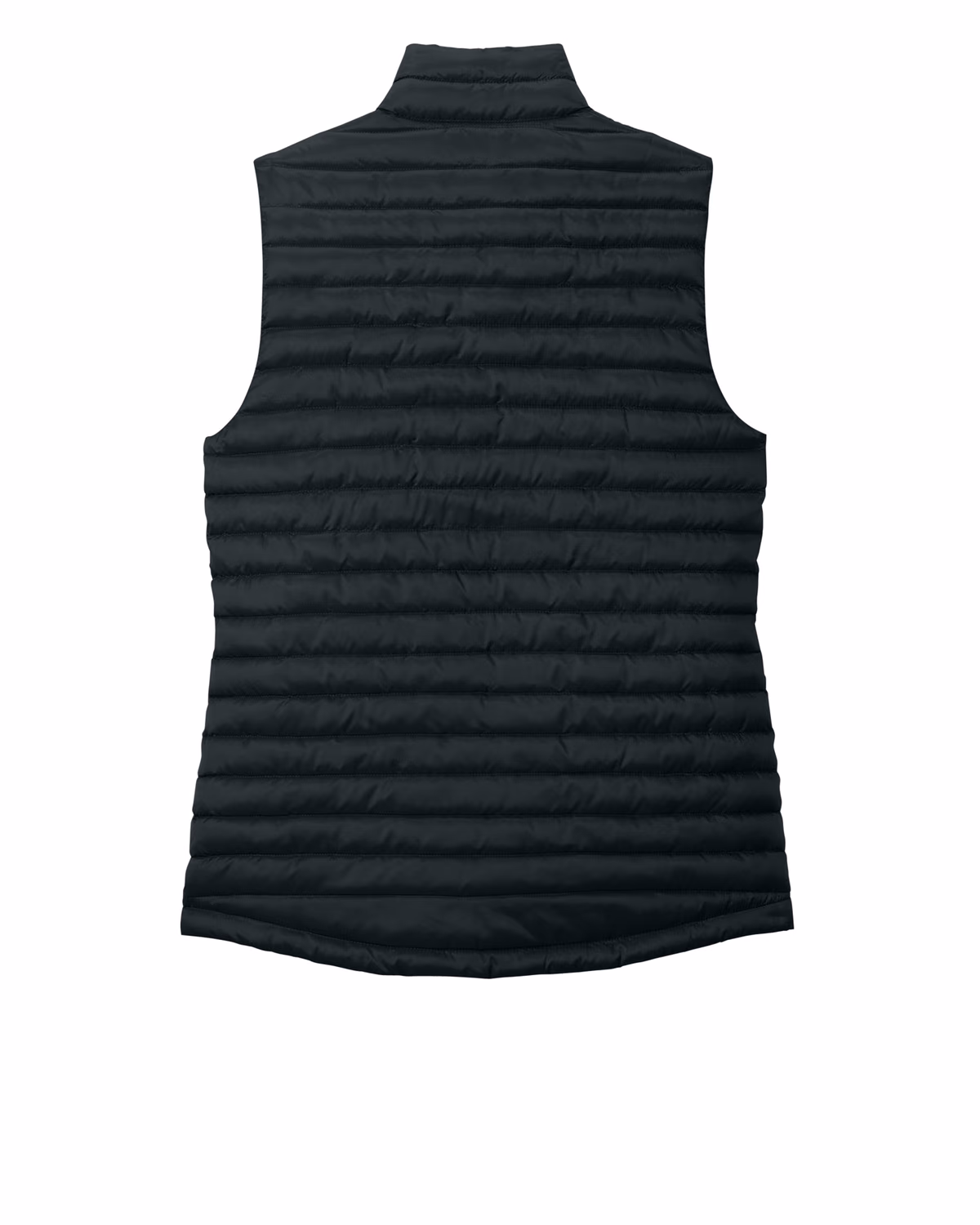 Custom Eddie Bauer Women’s Packable Quilted Vest, Black, back view
