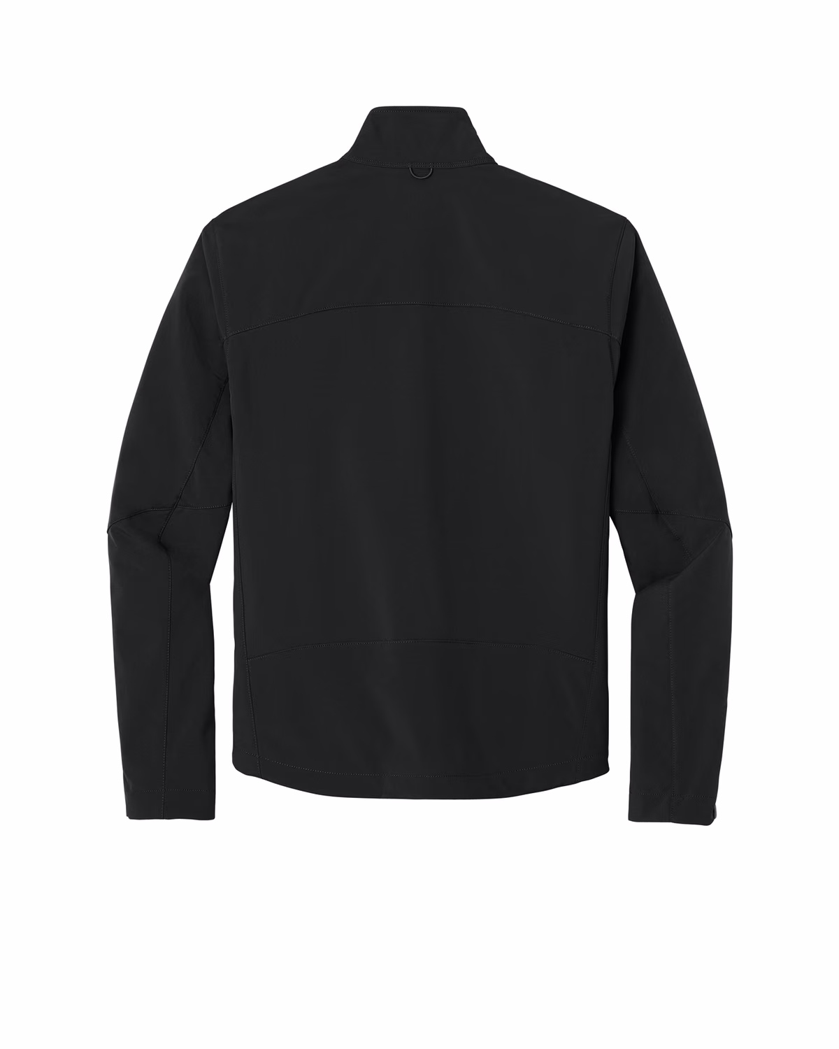 Custom Eddie Bauer Soft Shell Jacket, Black, back view