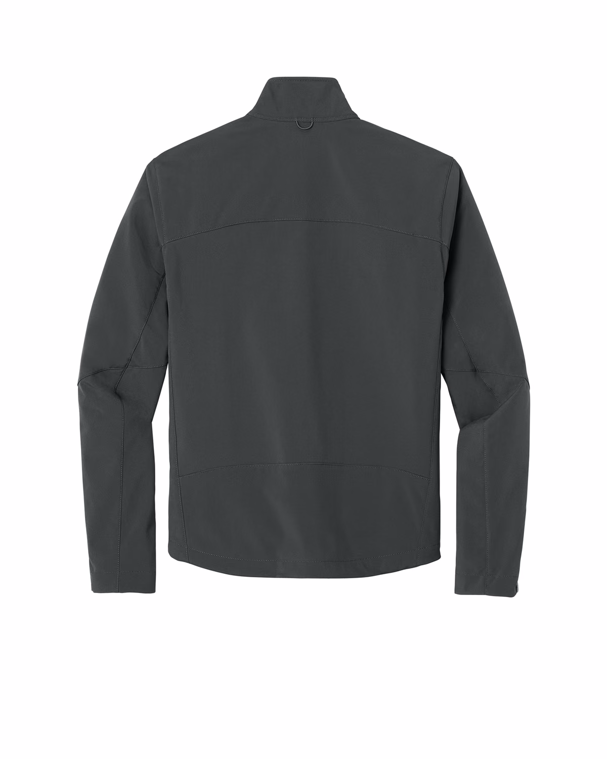 Custom Eddie Bauer Soft Shell Jacket, Grey Steel, back view
