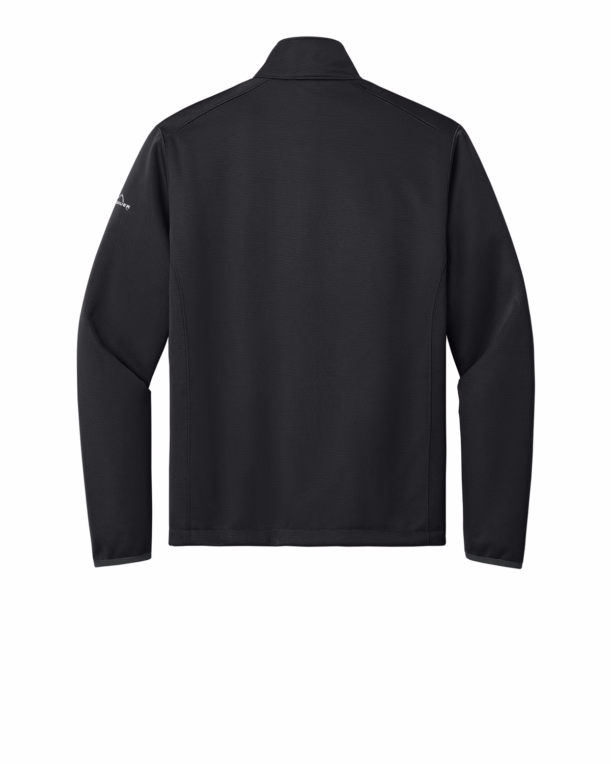 Custom Eddie Bauer Weather-Resist Soft Shell Jacket, Black, back view