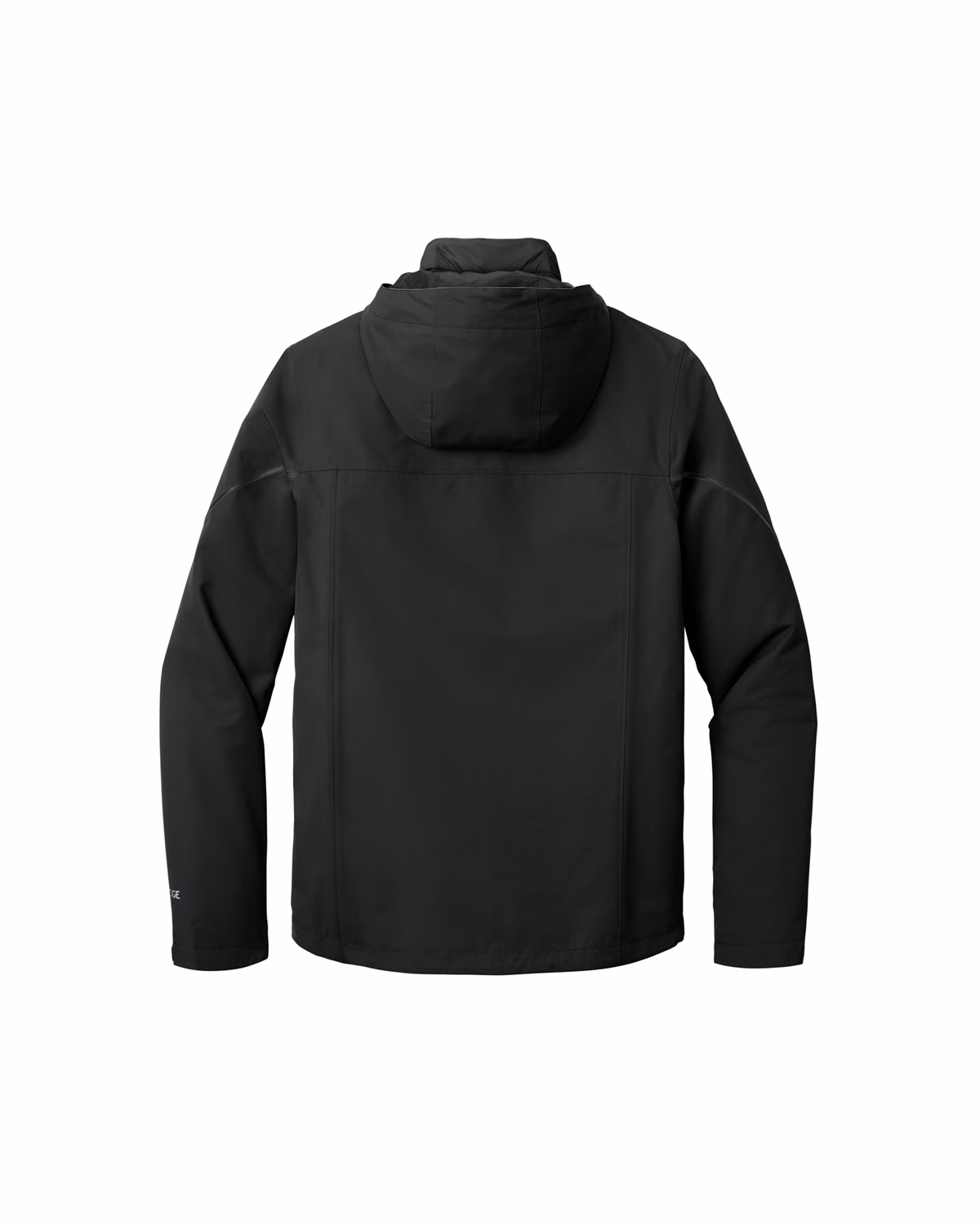 Custom Eddie Bauer WeatherEdge Plus 3-in-1 Jacket, Black/ Black, back view