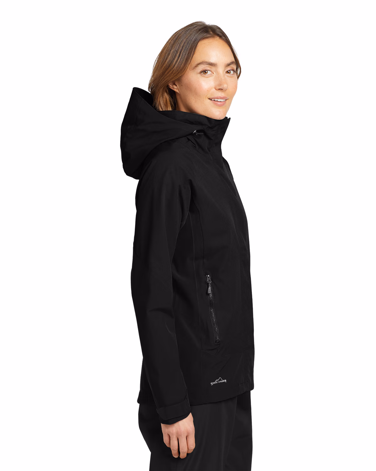 Custom Eddie Bauer Women's WeatherEdge Jacket, Black, side view