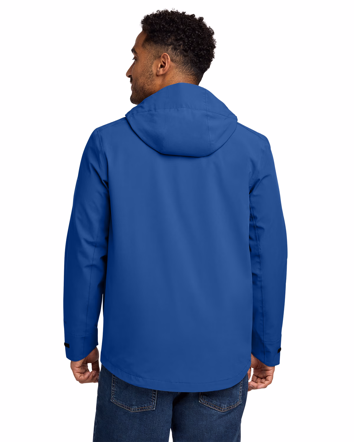 Custom Eddie Bauer WeatherEdge Plus Jacket, Cobalt Blue, back view