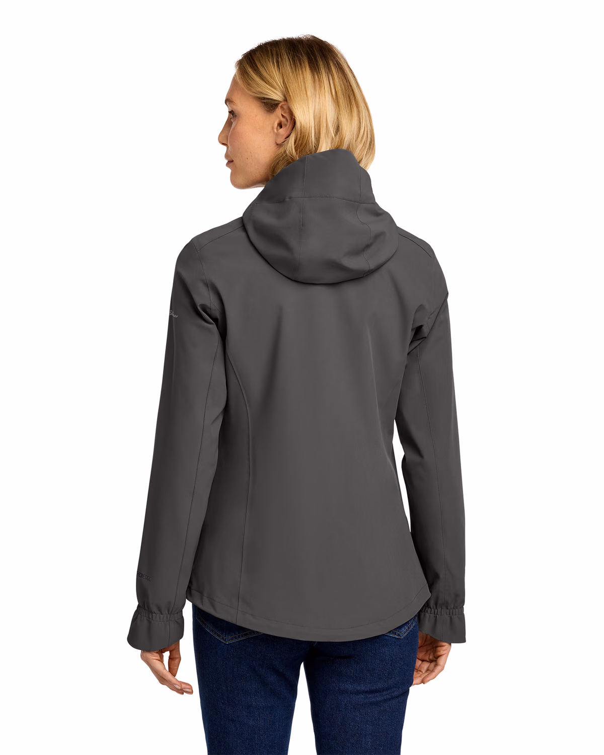 Custom Eddie Bauer Women's WeatherEdge Plus Jacket, Iron Gate, back view