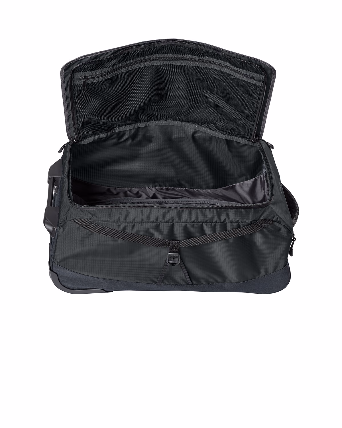 Custom Eddie Bauer Excursion Roller Duffel, Black, side view