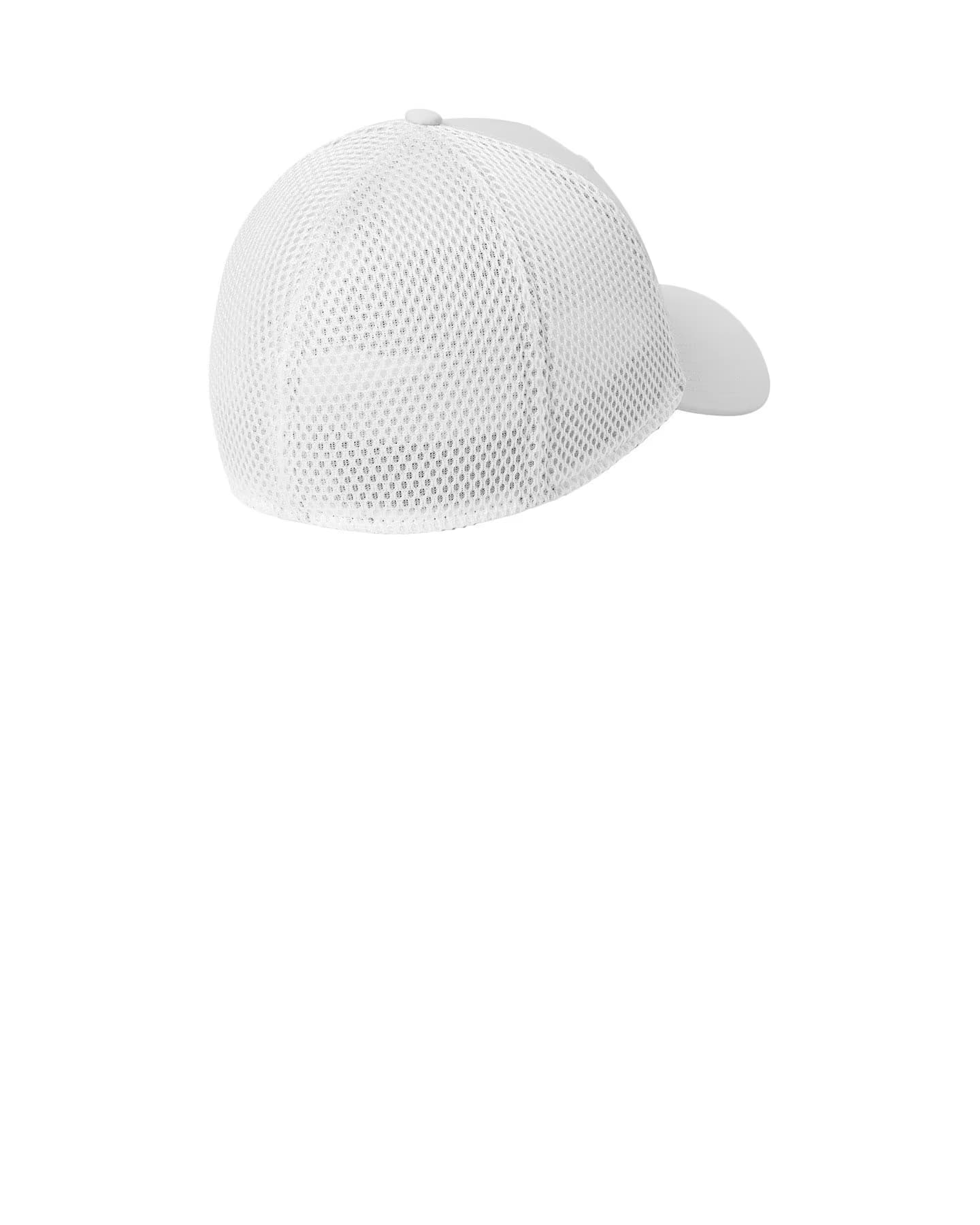 New Era 39THIRTY Performance Stretch Mesh Cap - White back
